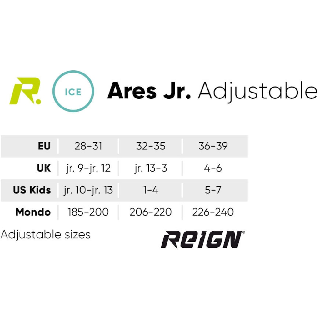 REIGN Schlittschuhe »Ares Jr. adjustable«