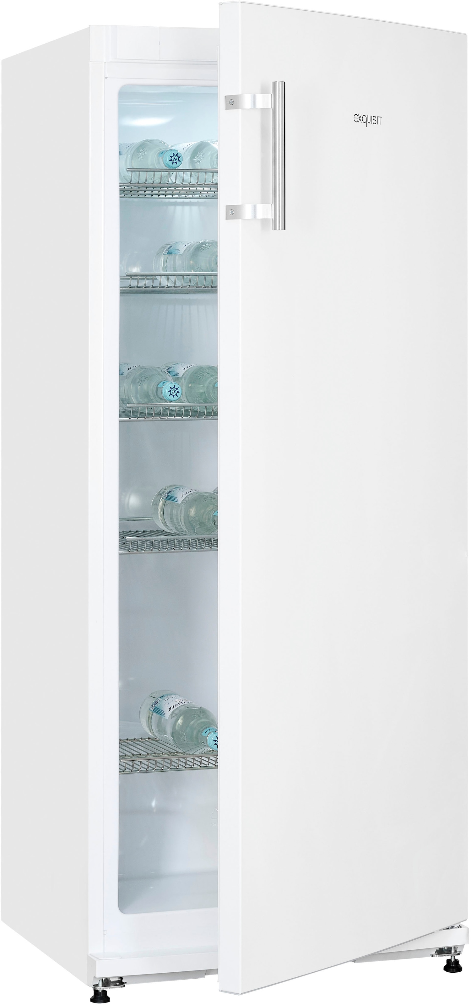 exquisit Getränkekühlschrank »GKS29-V-H-280E weiss«, GKS29-V-H-280E weiss, 145,5 cm hoch, 60 cm breit