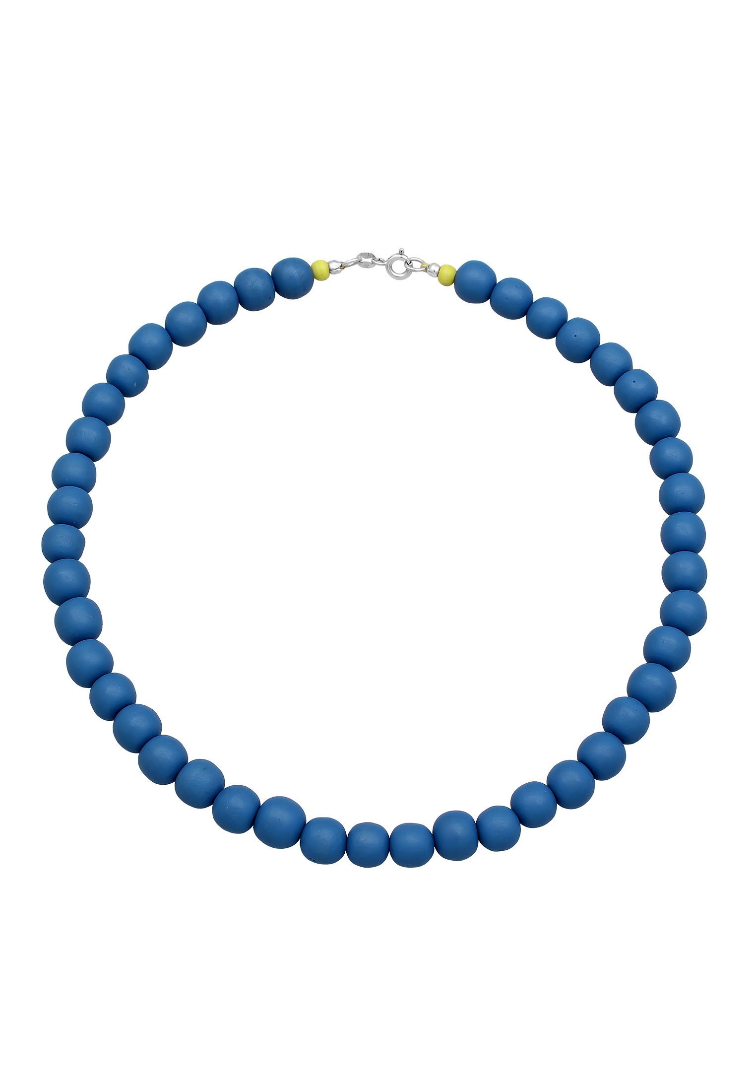 Elli Lange Kette »Halskette Harz Glas Perlen Modern 925 Silber«