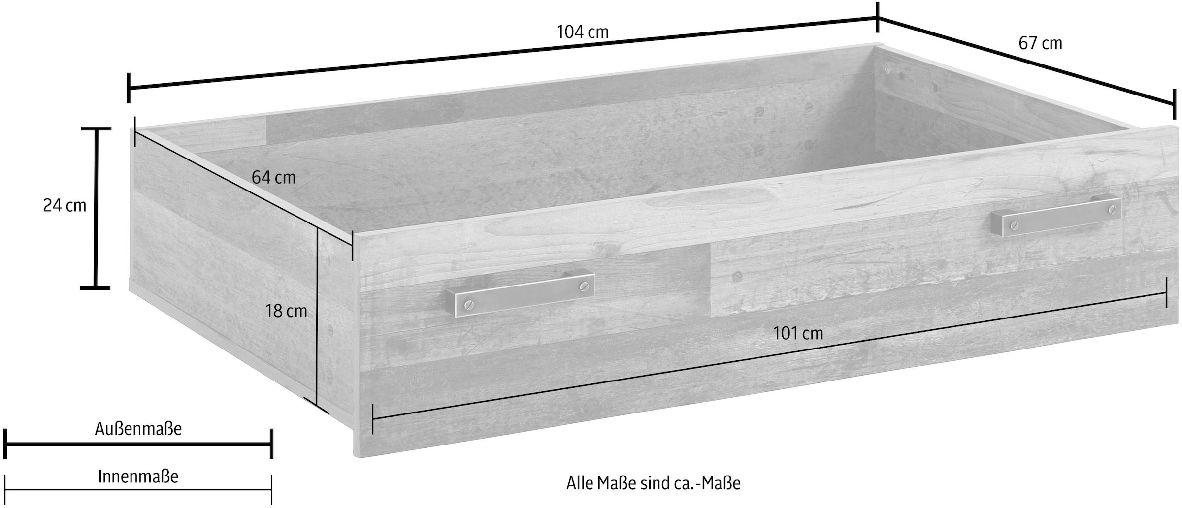 FORTE Schubkasten »Clif«