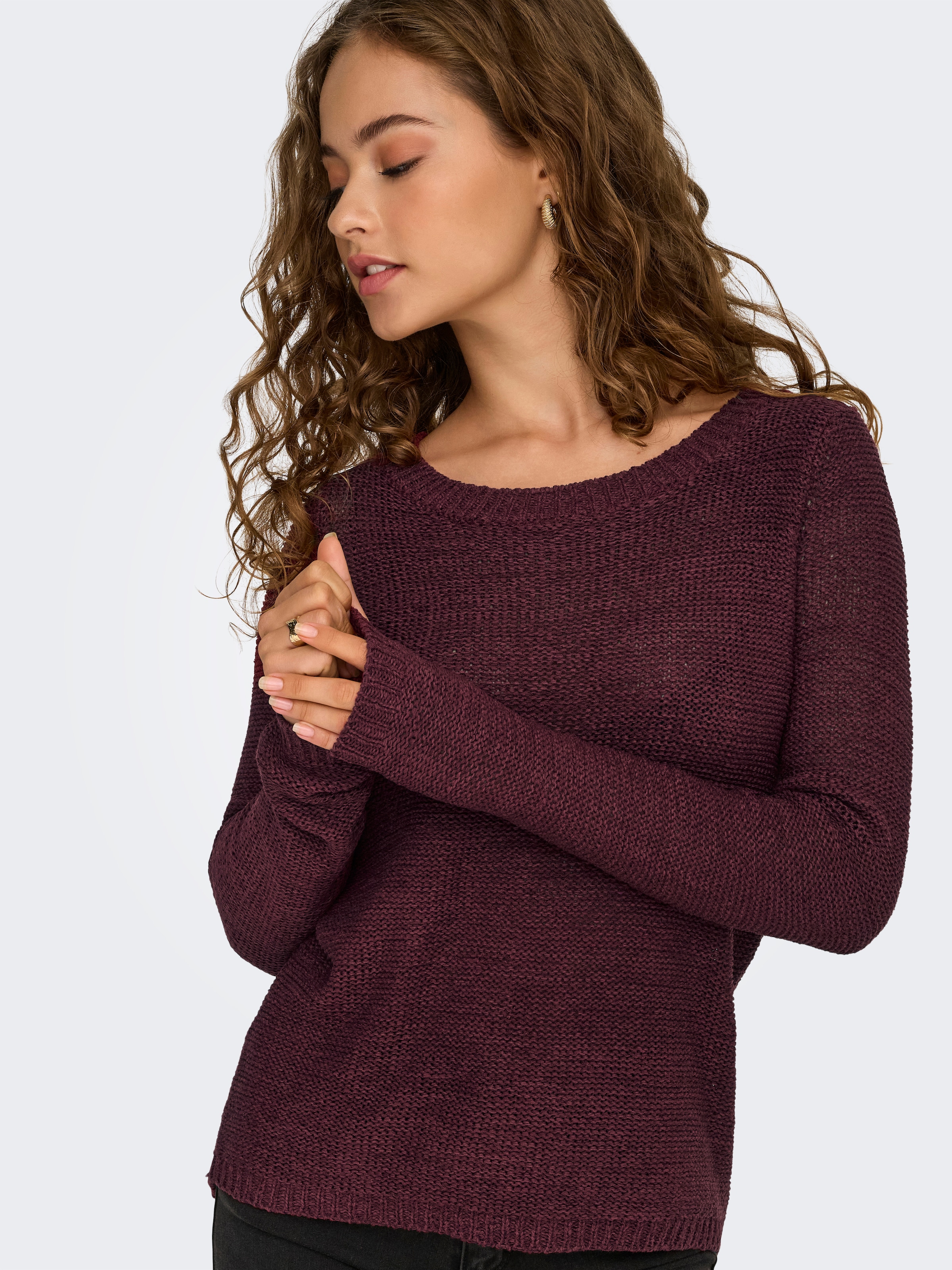 ONLY Strickpullover »ONLGEENA XO L/S PULLOVER KNT NOOS«