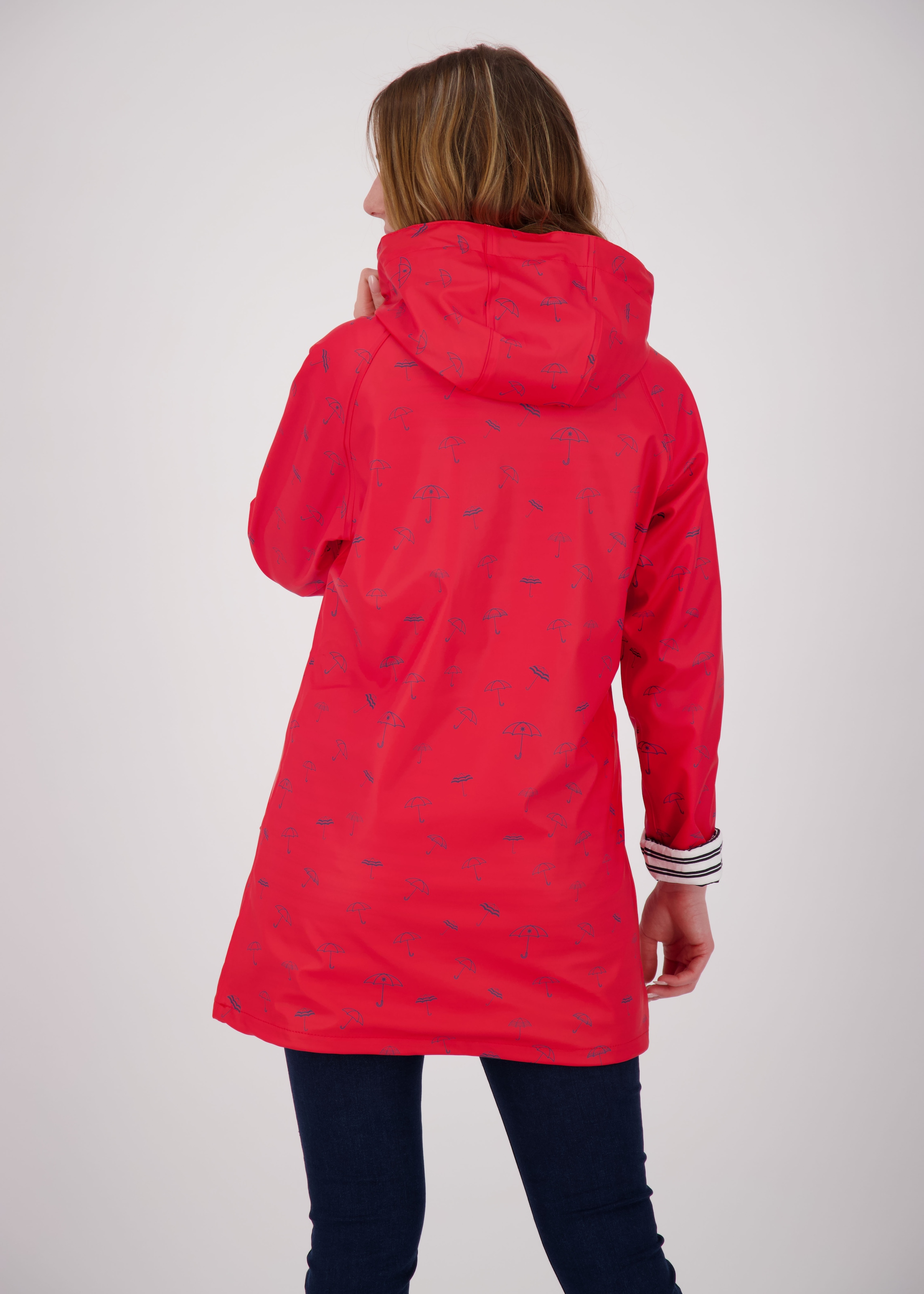DEPROC Active Regenjacke »Friesennerz WIZZARD PEAK WOMEN UMBR«, auch in Großen Größen erhältlich