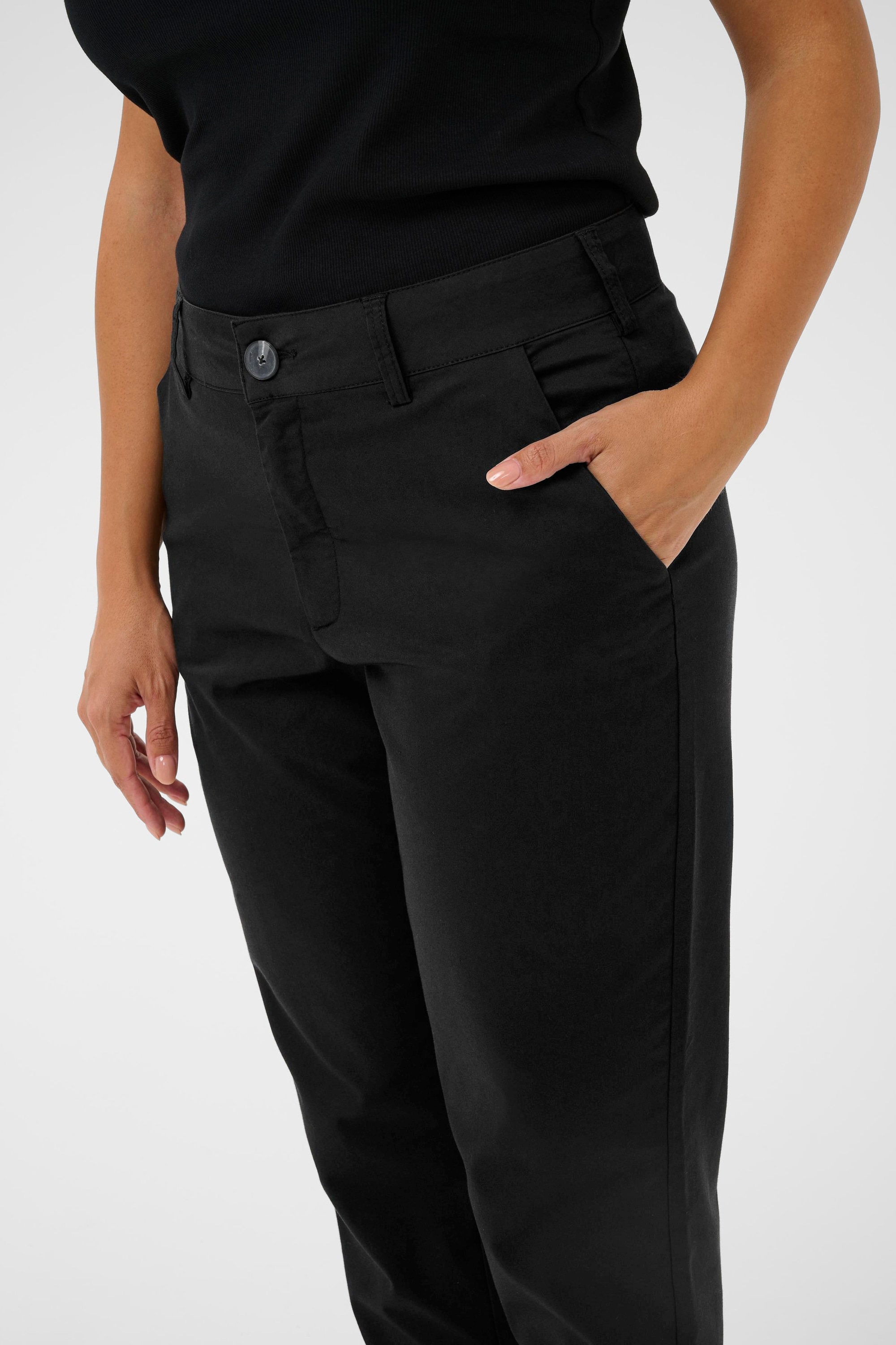 KAFFE Curve Stoffhose »Damen Casual Hose KCleana«