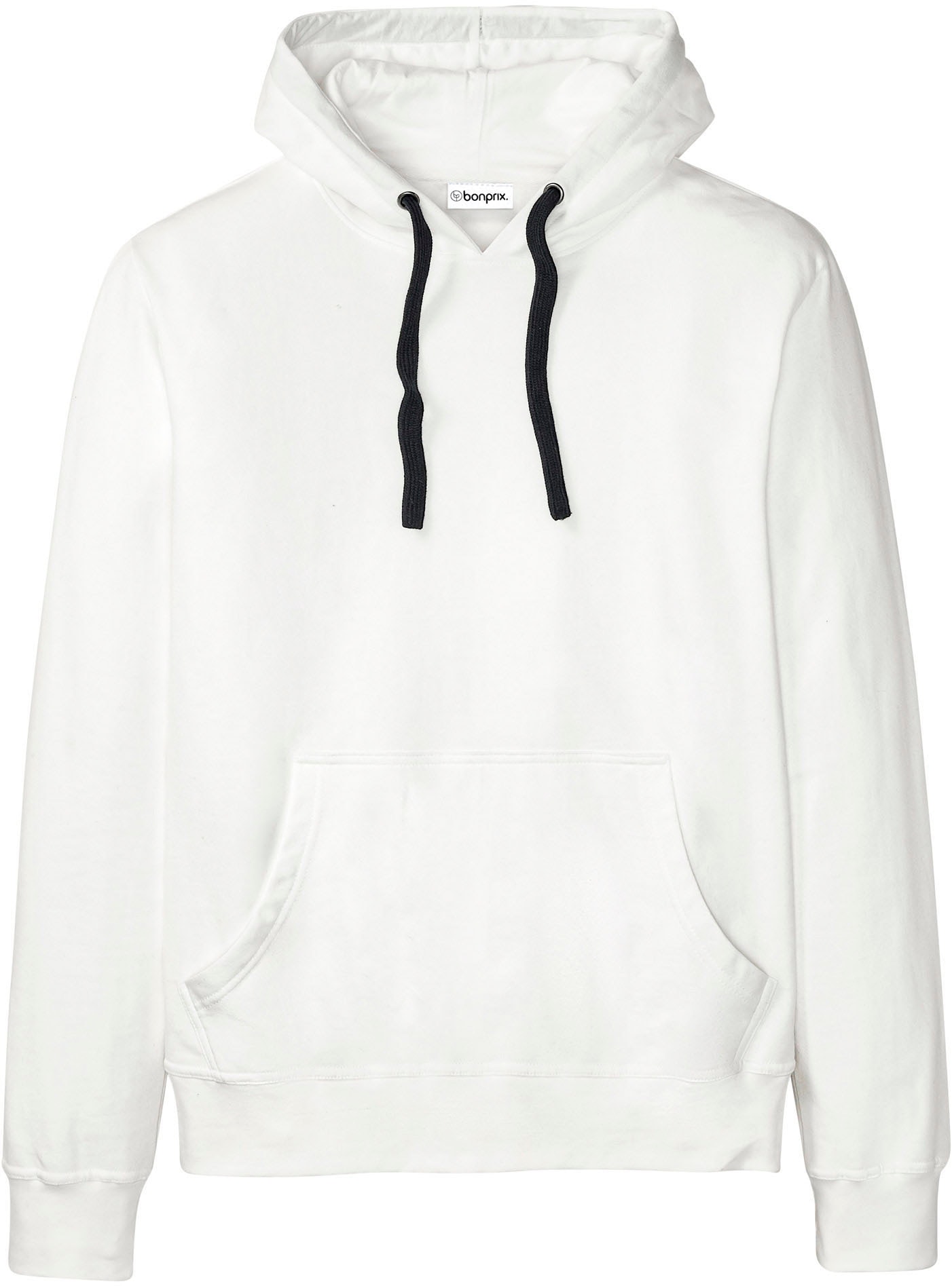 bonprix Hoodie »Hoodie aus reiner Baumwolle«, Regular Fit, mit Kängurutasche, weich angeraute Innenseite
