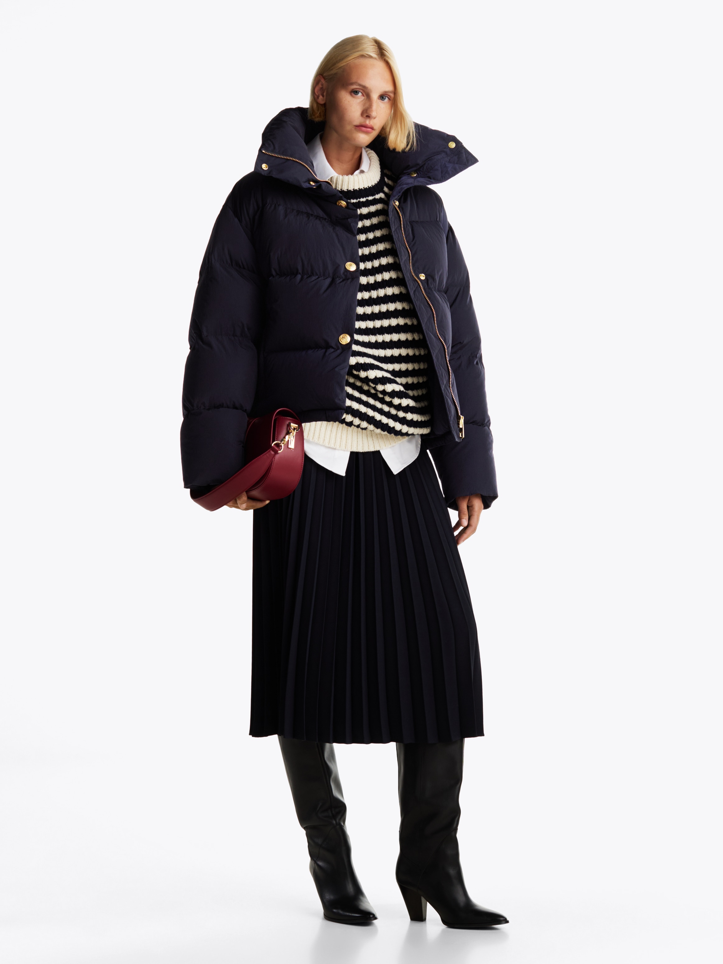 Tommy Hilfiger Steppjacke, mit Logorpägung
