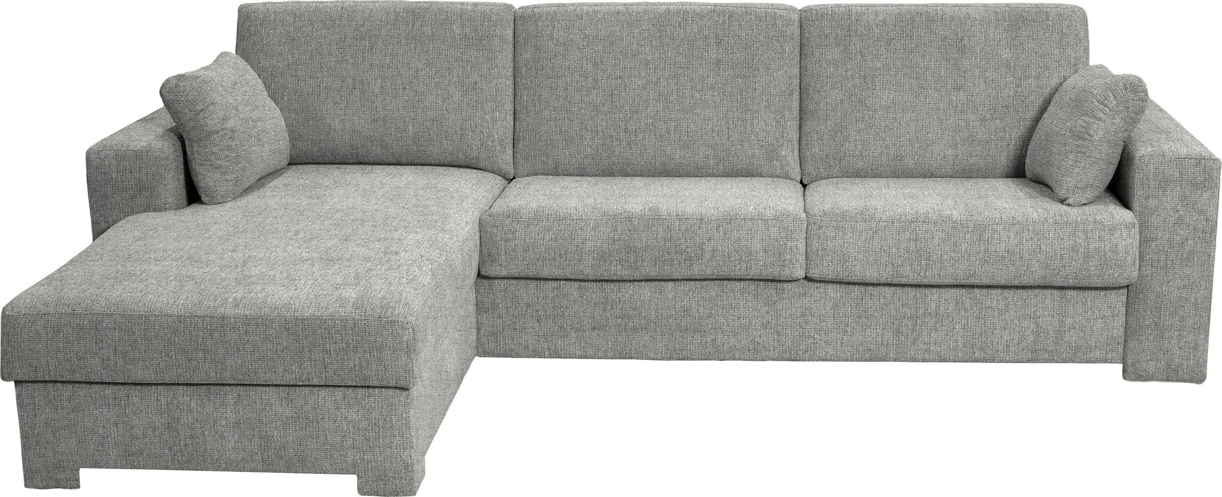 Home affaire Ecksofa »Roma "M" Matratzenhöhe 14 cm, Dauerschlaffunktion, mit Unterfederung,«, Liegemaße ca 143x198 cm, L-Form