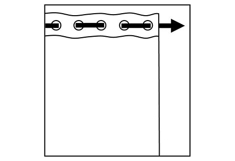 SCHÖNER WOHNEN-Kollektion Gardine »Twig«, (1 St.), halbtransparent, Ausbrenner, Höhe x Breite: 245 x 140 cm