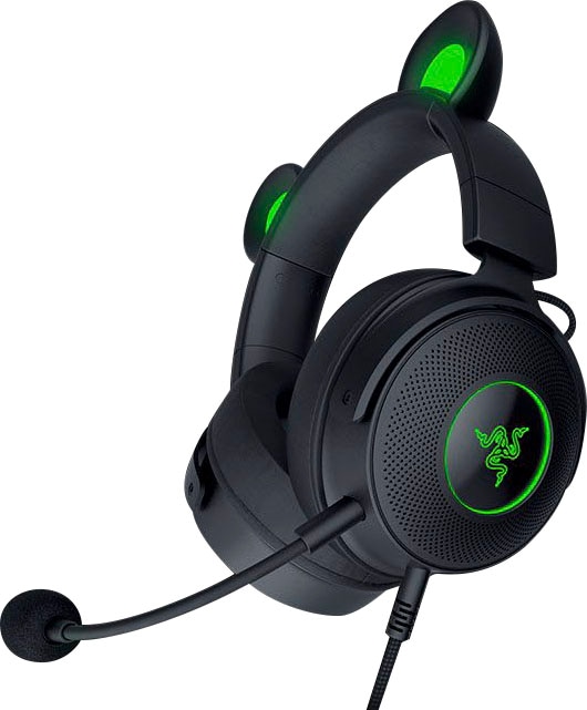 RAZER Gaming-Headset »Kraken Kitty V2 Pro«, Mikrofon abnehmbar-Stummschaltung-Rauschunterdrückung