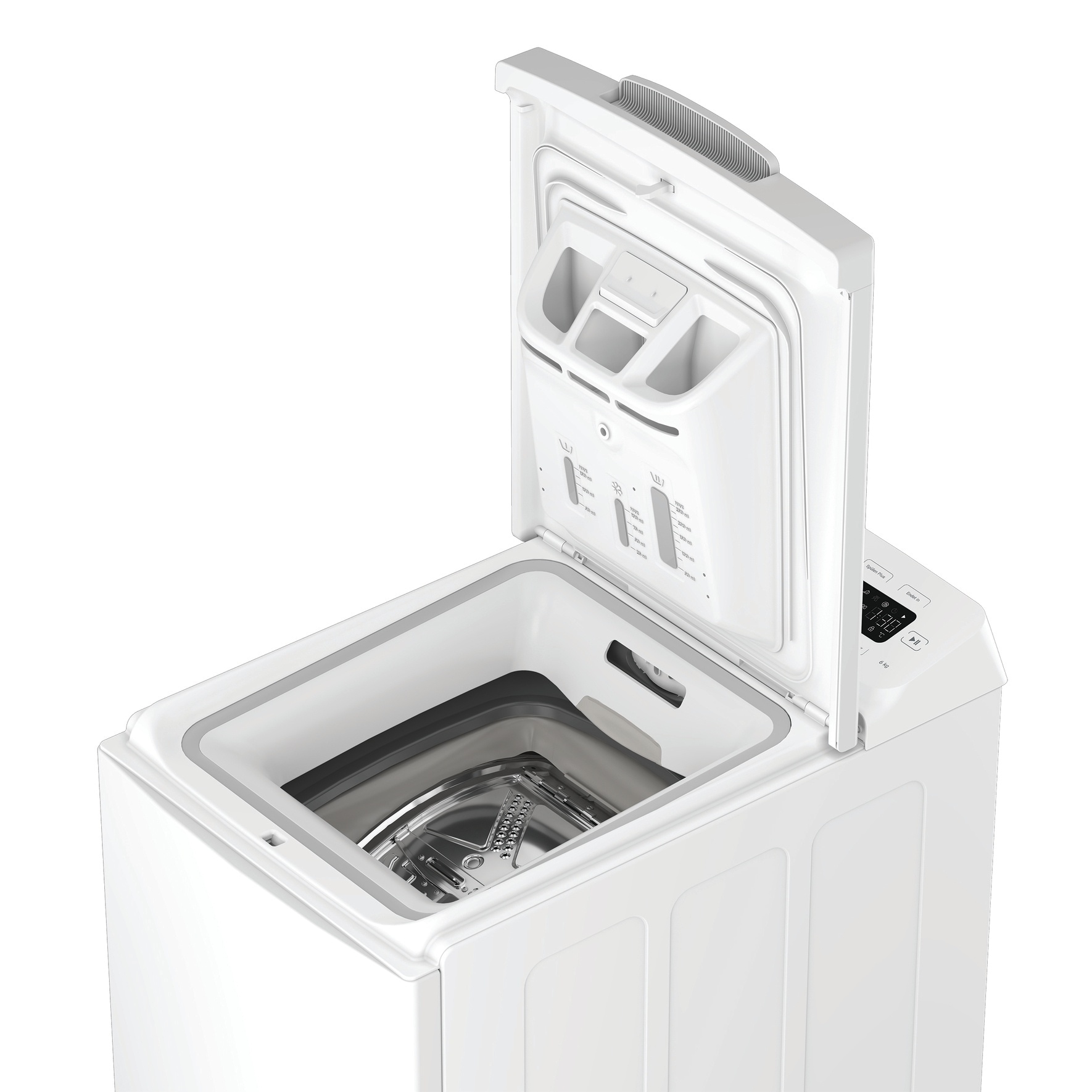 Privileg Waschmaschine Toplader »PWT 6B MY TIME« 6 kg 1200 U/min Quick cycles – 5 Programme in unter 1 Stunde