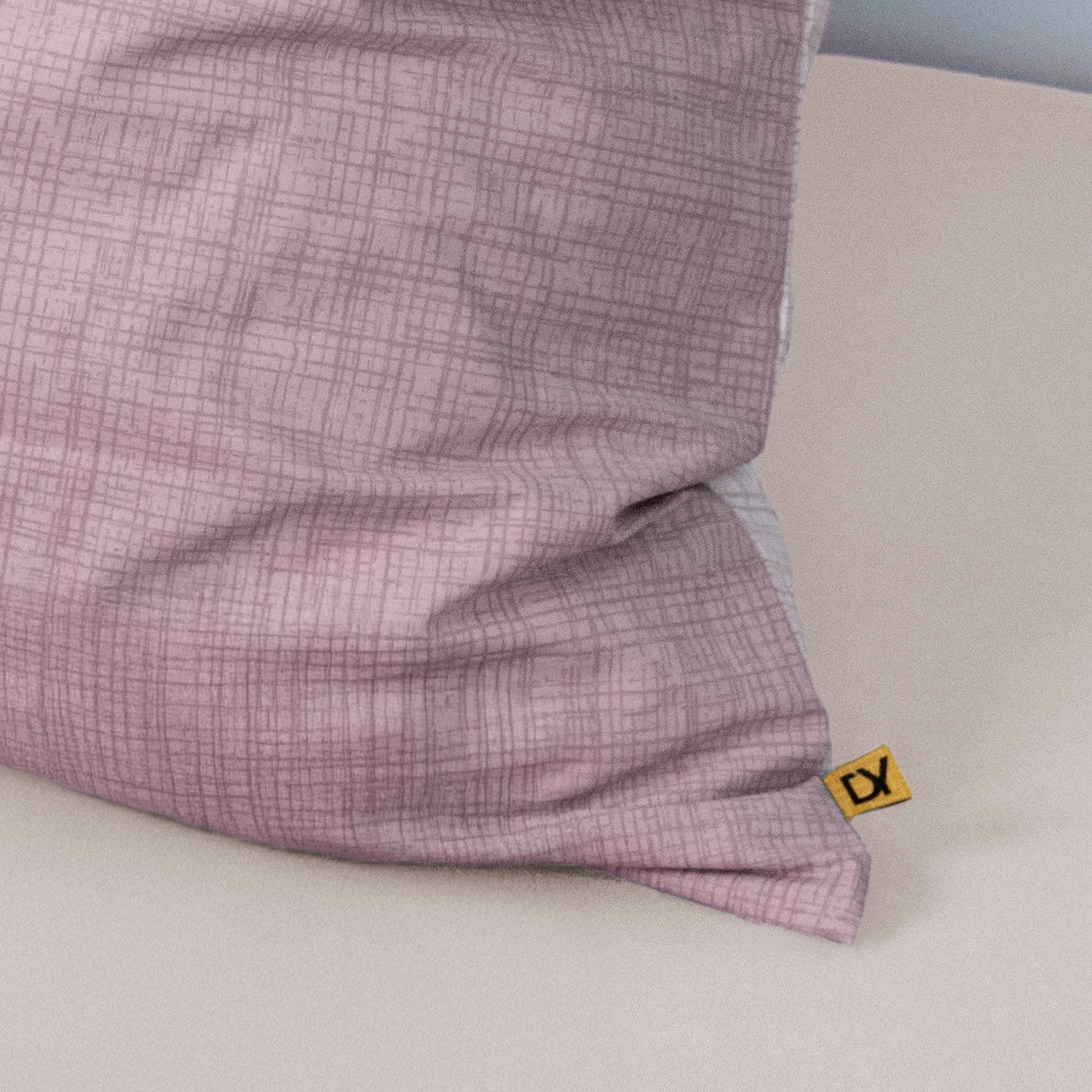 Dyckhoff Wendebettwäsche »Uni« 2 Stk. tlg. Baumwolle, Renforcé, 100x135, Baby, Unifarben Meerblau, Reißverschluss