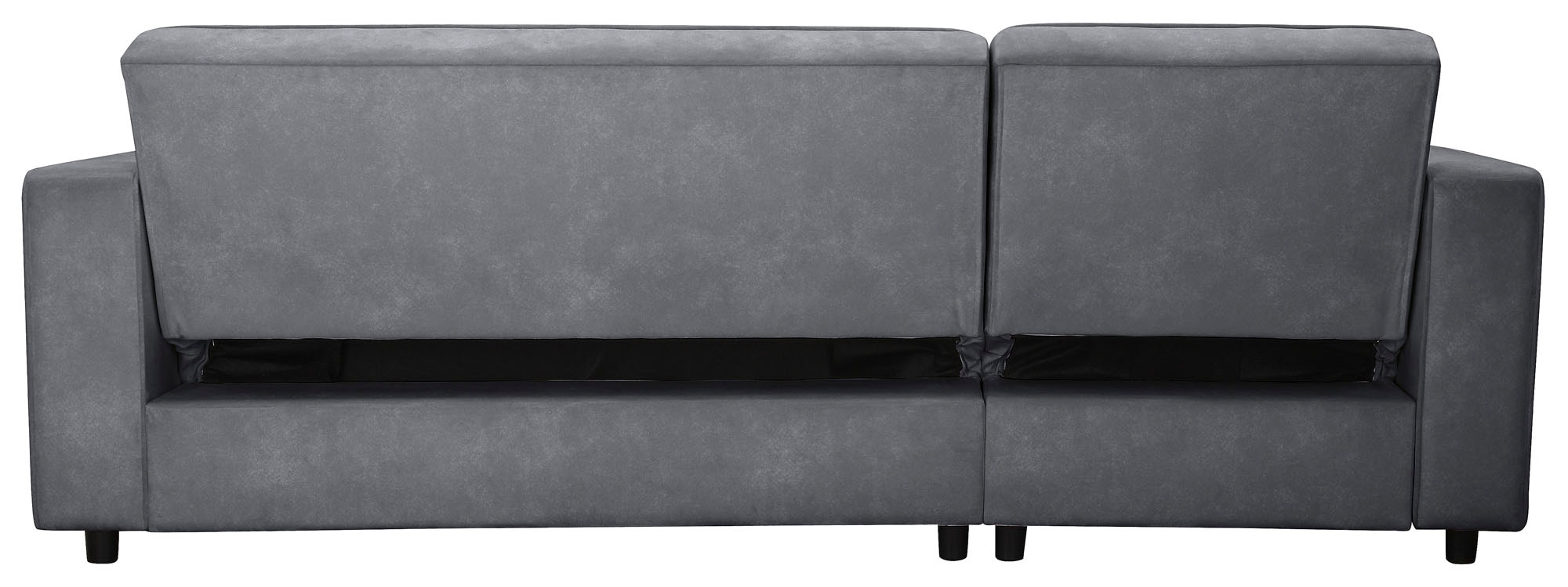 Dorel Home Ecksofa »Allie Schlafsofa 230 cm mit Relaxfunktion in der Rückenlehne«, Schlaffunktion (108/194,5cm), trendiger Cord o. pflegeleichter Velours