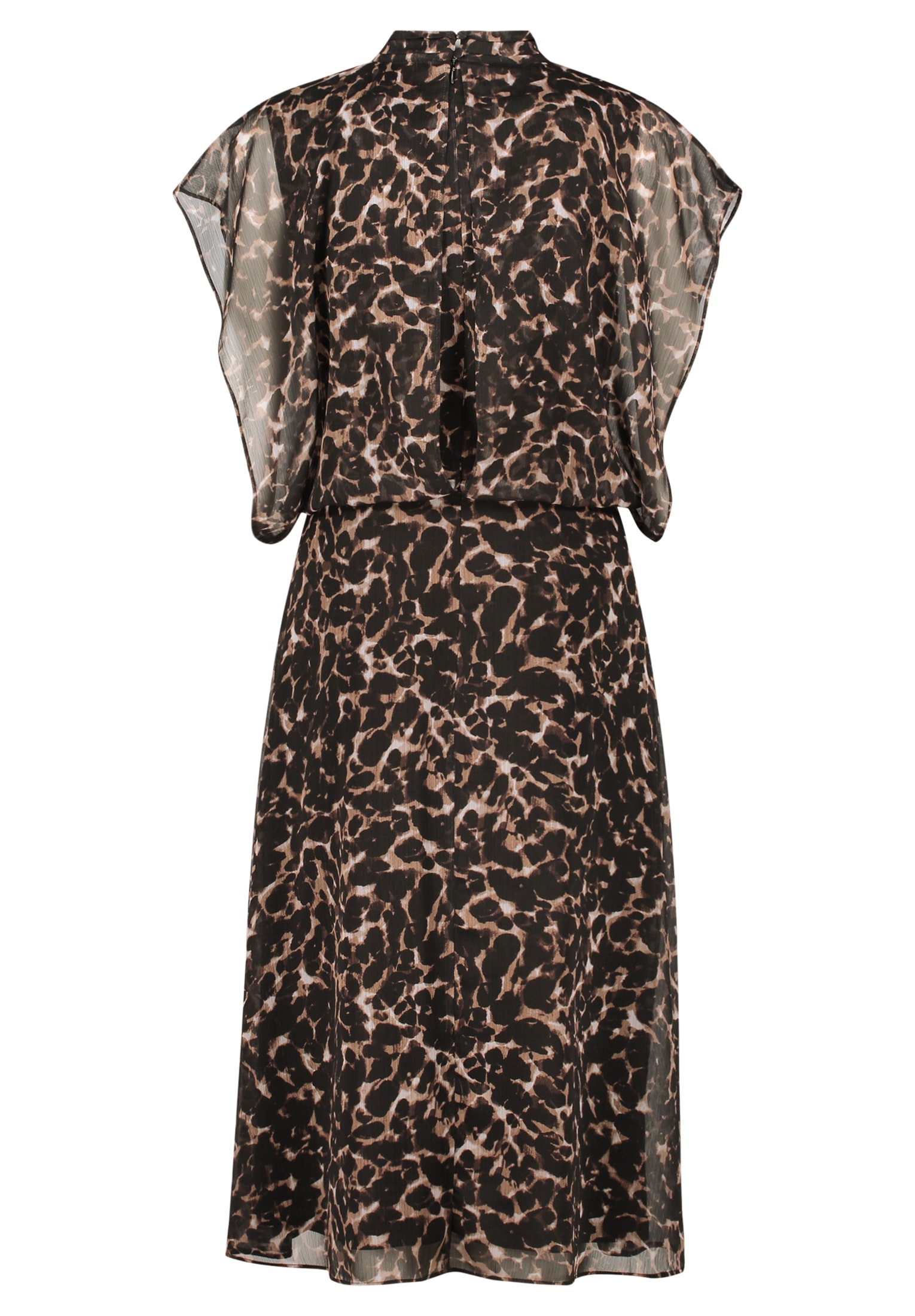 Betty&Co Chiffonkleid »Chiffonkleid mit Flügelärmeln«