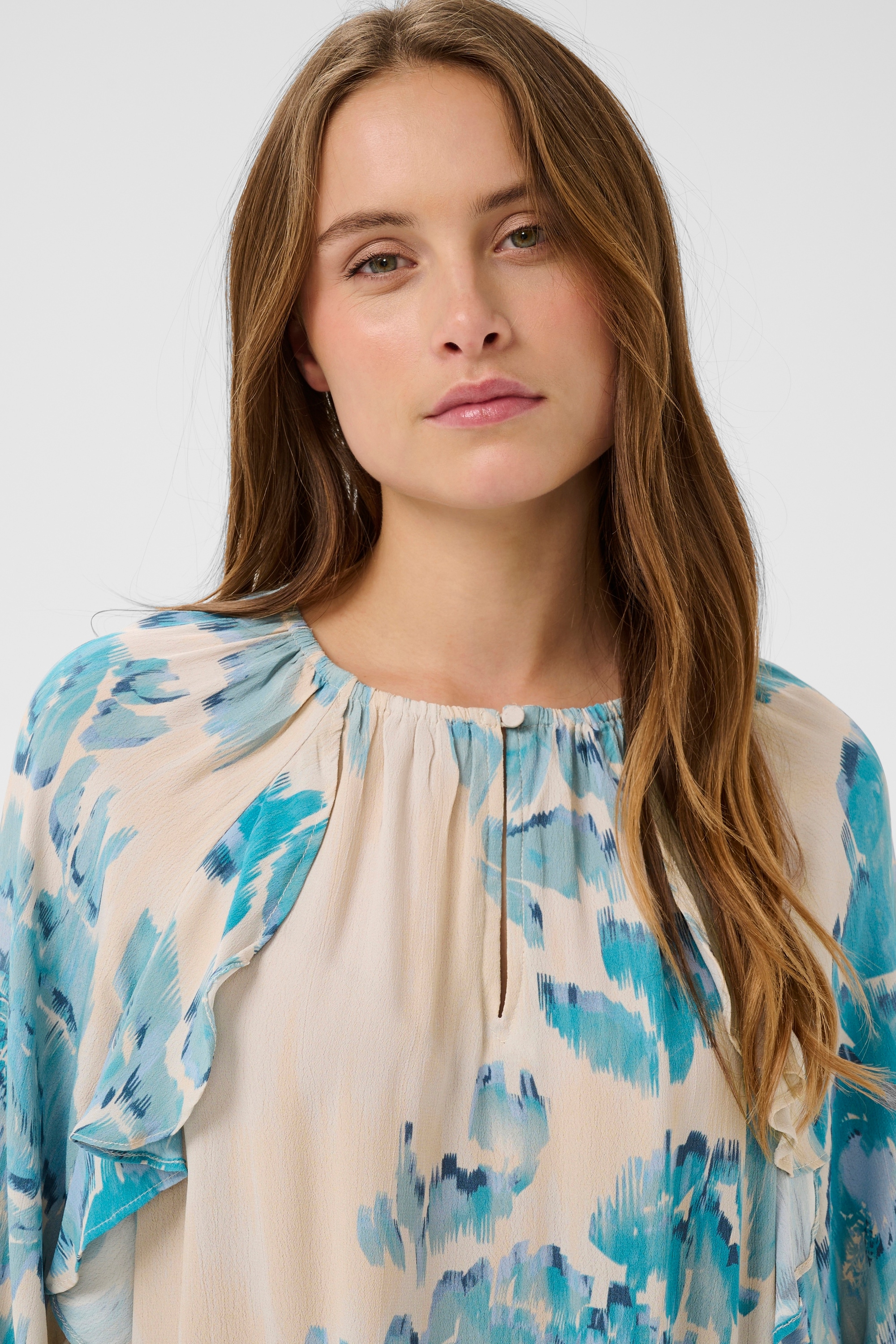 Saint Tropez Kurzarmbluse »Kurzarm-Bluse PollyanaSZ«