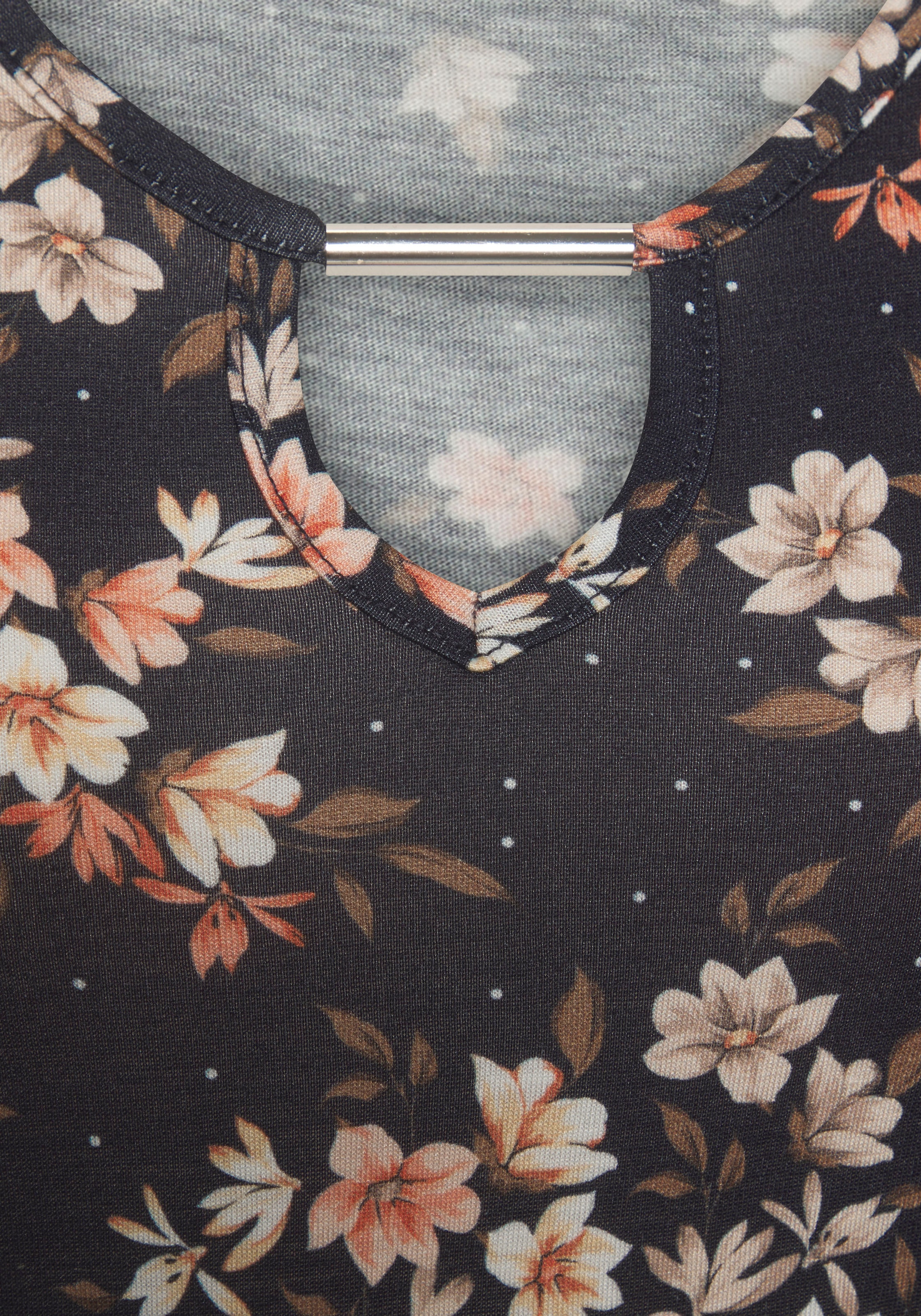 LASCANA Jerseykleid, mit Blumendruck, Sommerkleid