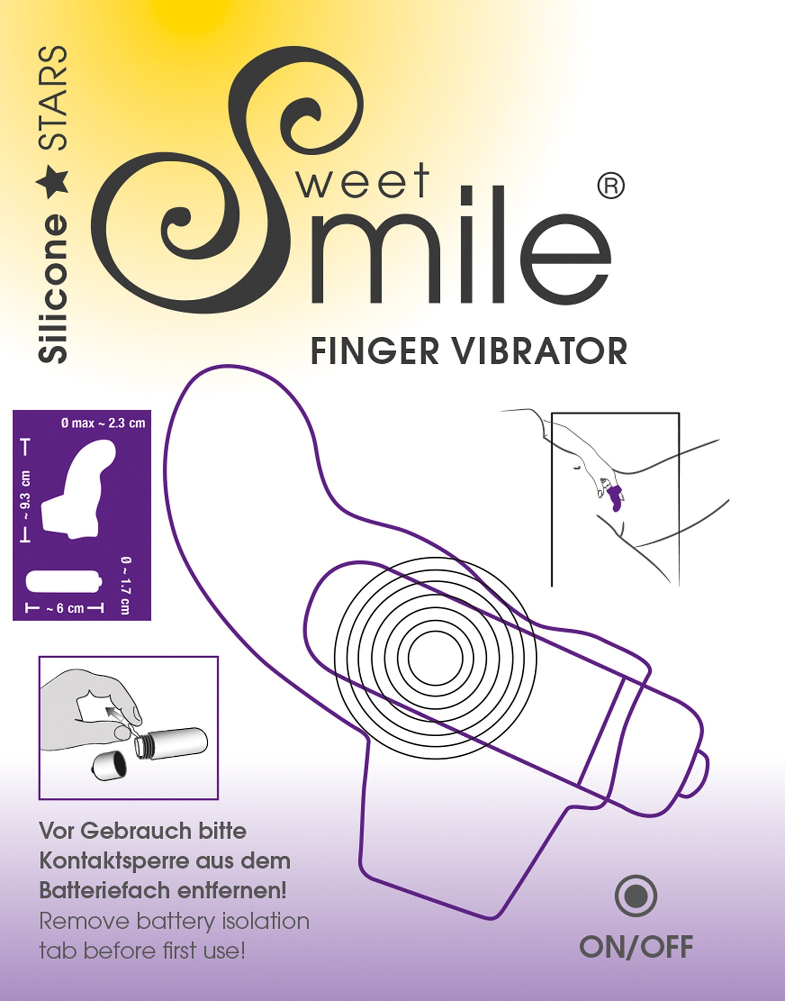 Sweet Smile Vibrator »Fingervibrator Finger Vibrator«