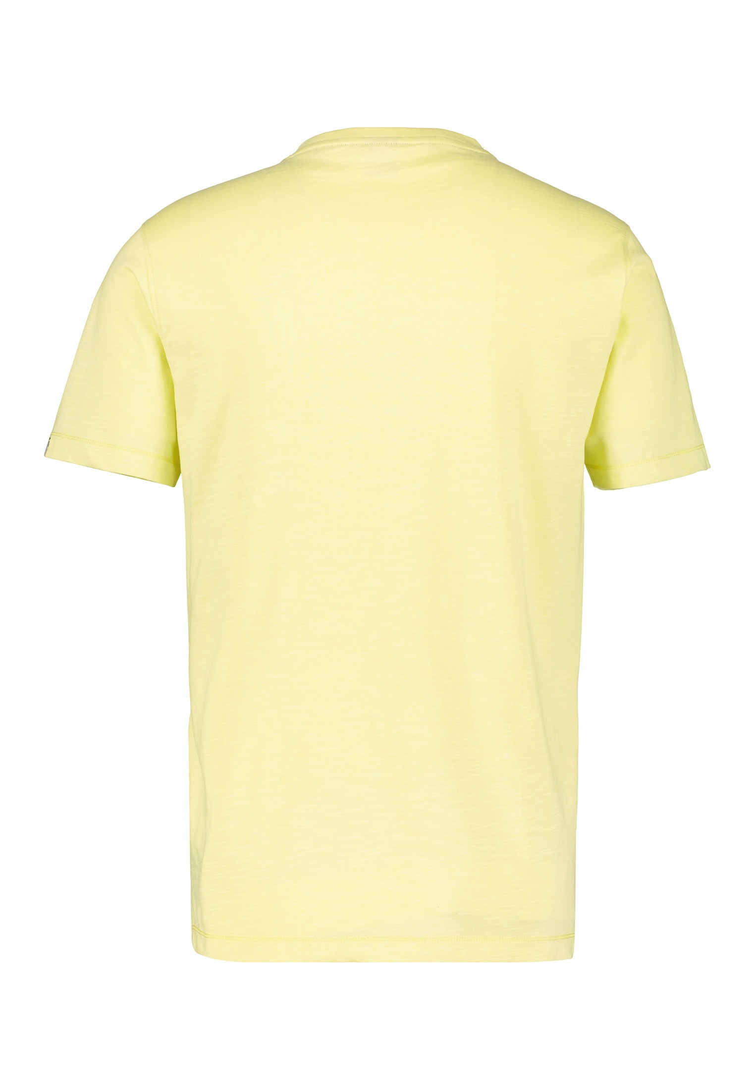 LERROS T-Shirt »LERROS V-Neck-Shirt mit Brustprint«