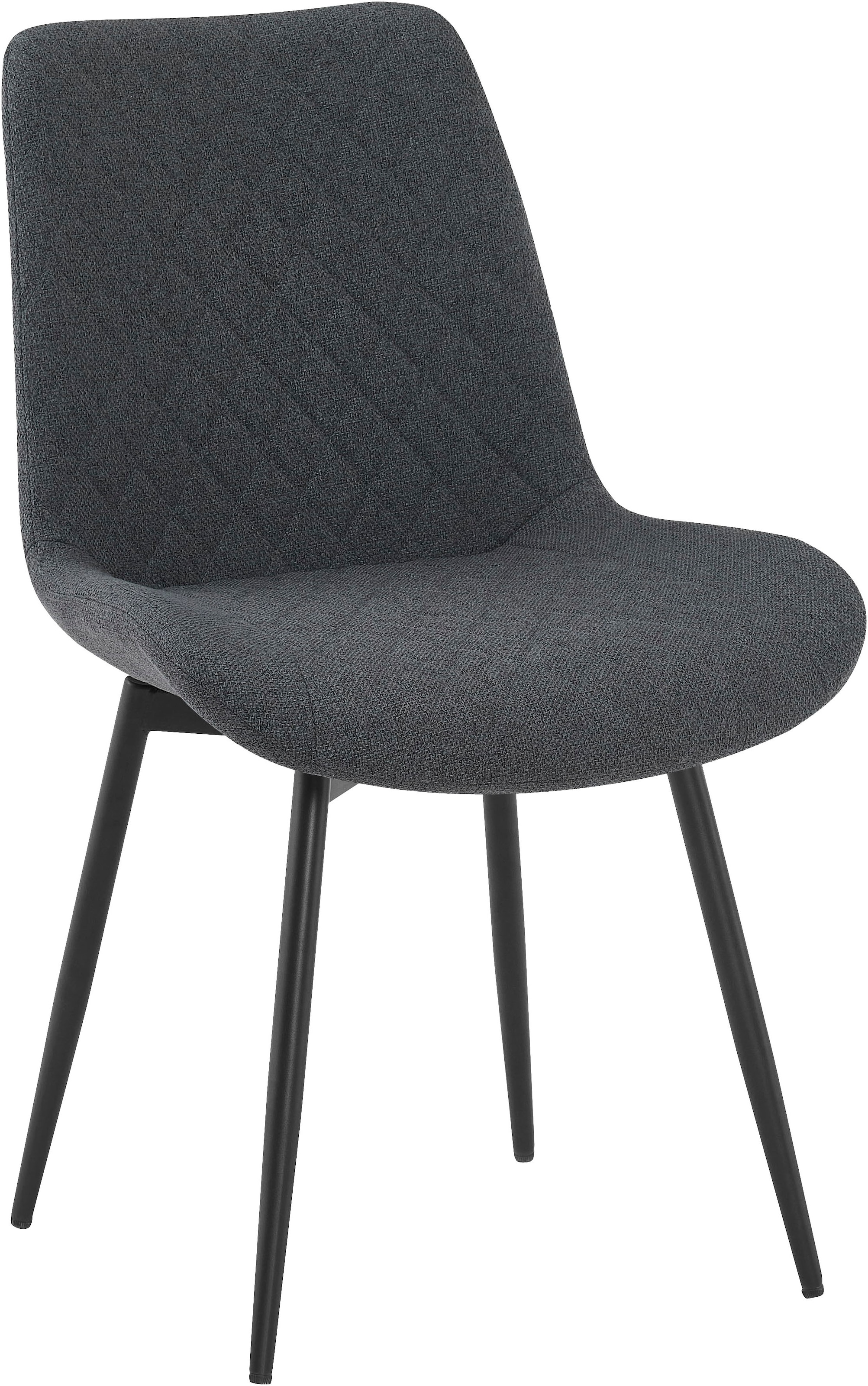 OTTO home 1100000002199 »Juniper, Set, 5-tlg.« Set, 5 tlg. Tisch 140x80cm in Sinterstein-Keramikoptik mit 4 Stühlen, 360° drehbar