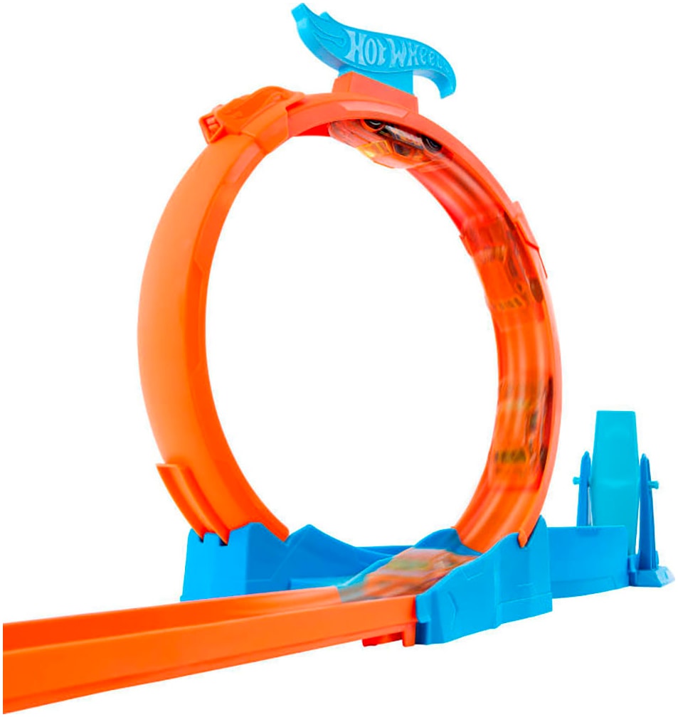 Hot Wheels Autorennbahn »Track Creator Dreifacher Looping«, inkl. 1 Spielzeugauto