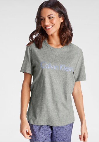 Calvin Klein Pyjamaoberteil, mit farbigen Logodruck kaufen