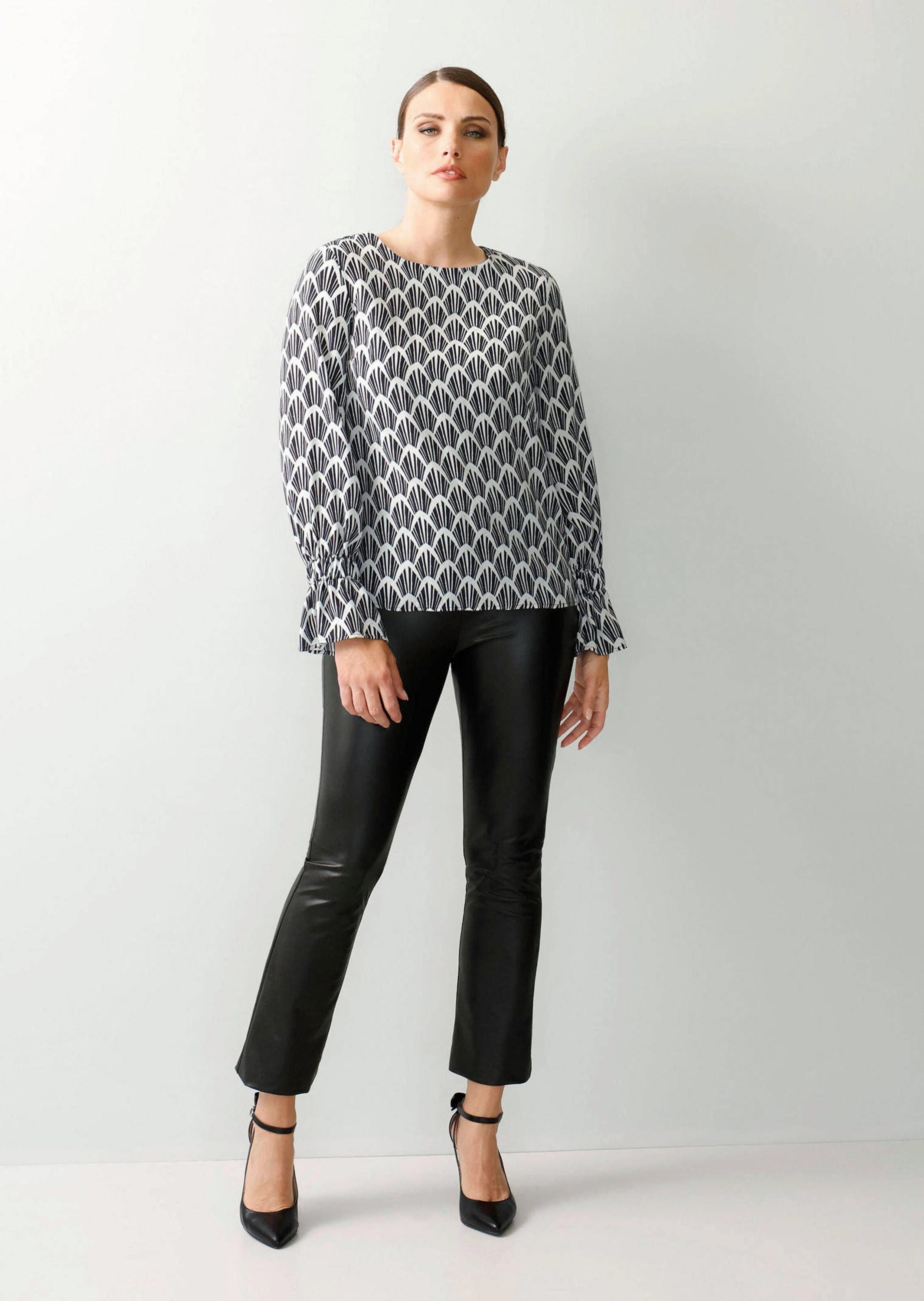 Alba Moda Schlupfbluse »Bluse Bluse in Alloverprint«