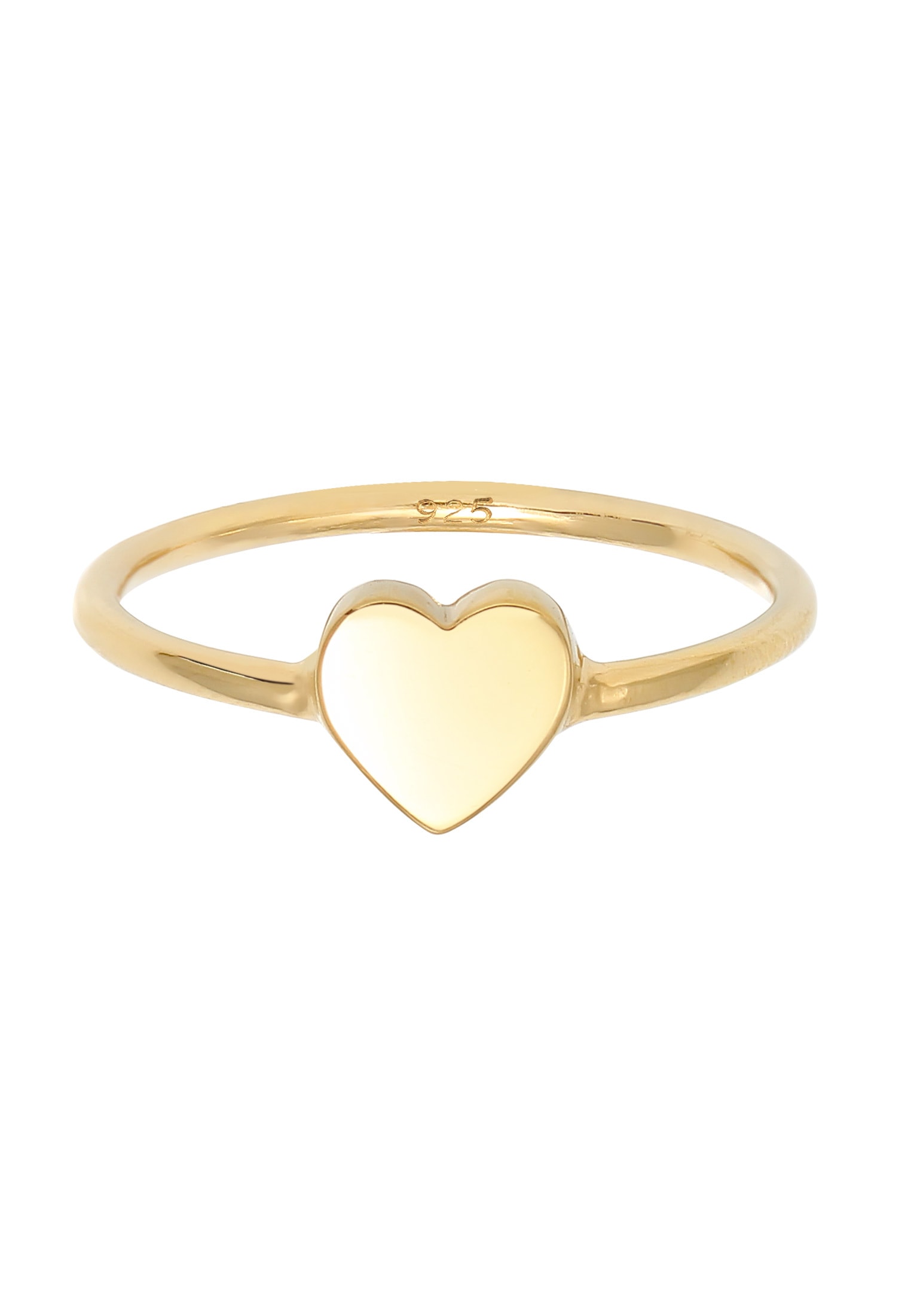 Elli Fingerring »Ring Herz Liebe Valentinstag Zeitlos 925 Silber«
