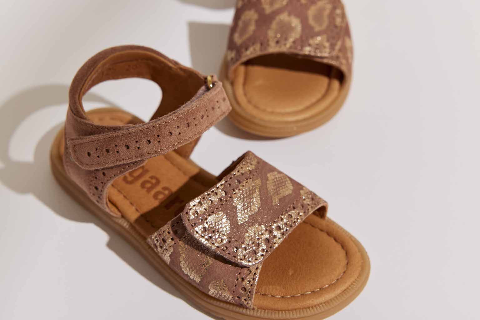 Bisgaard Sandale »andrea Weite: normal«, Festtagsschuh, Mädchen Schuh mit Klett, Größenschablone zum Download