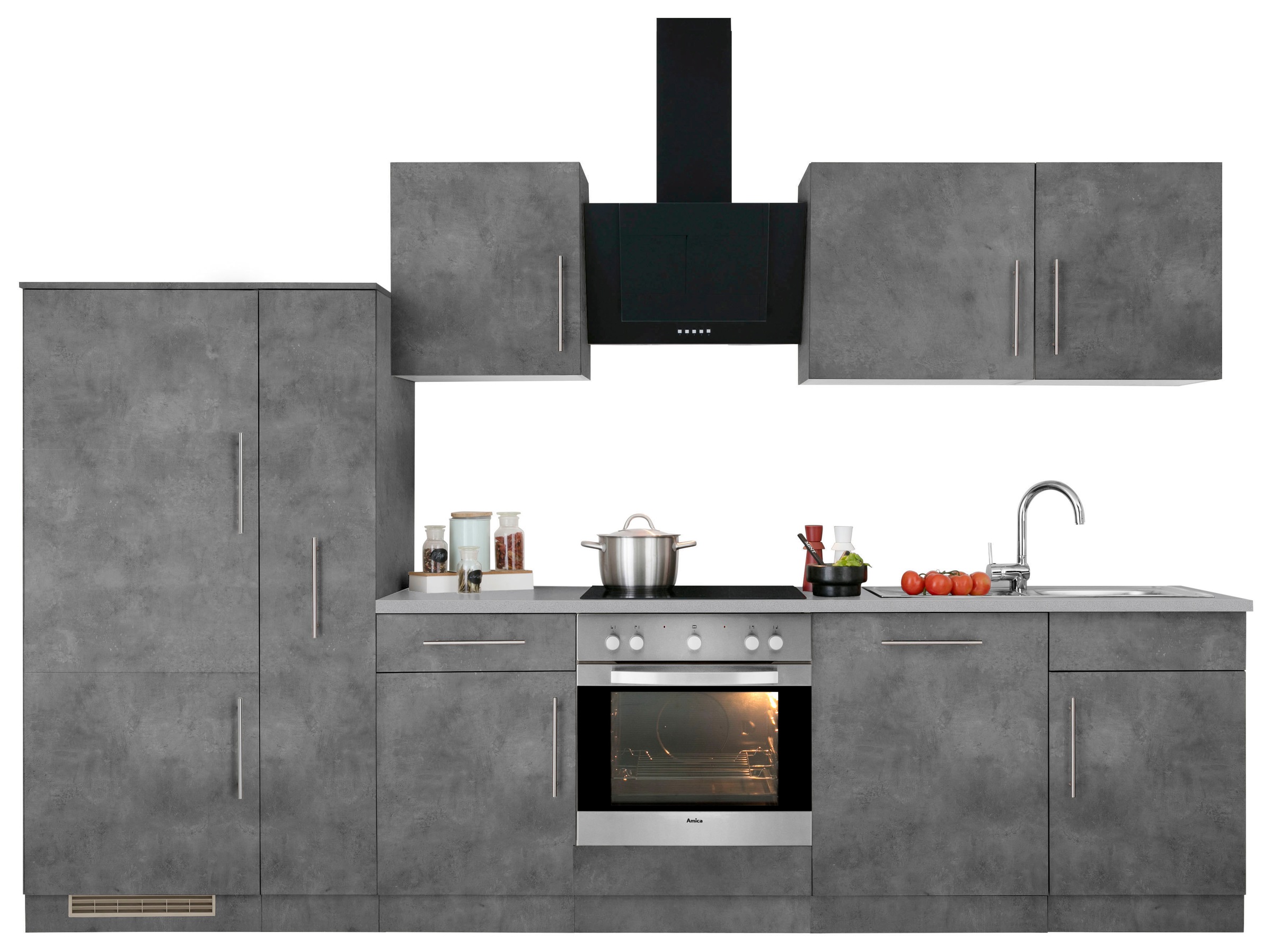 wiho Küchen Küchenzeile »Cali«, mit E-Geräten, Breite 310 cm kaufen im OTTO  Online Shop
