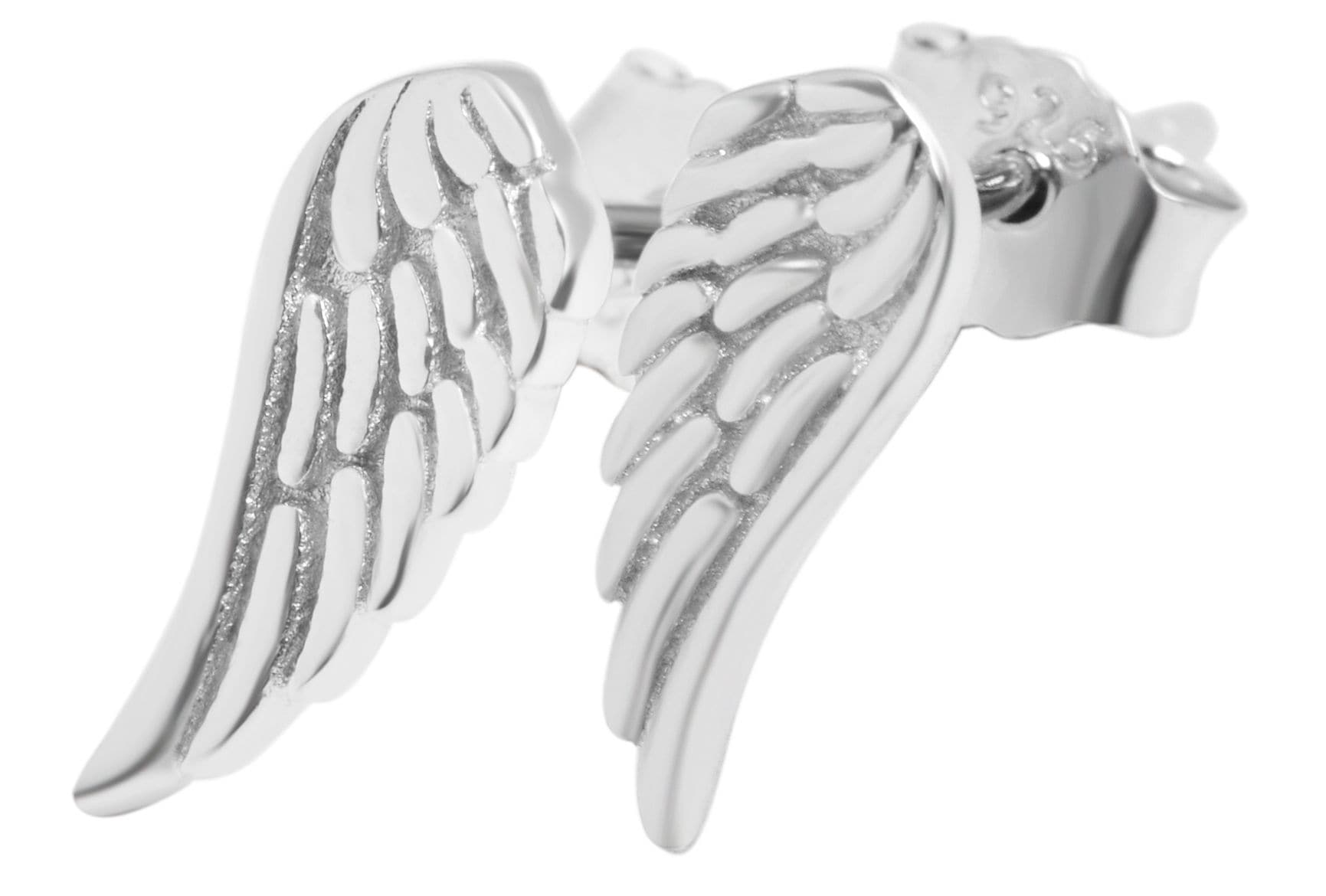 Adelia´s Paar Ohrstecker »Damen Ohrringe ¿ Ohrstecker Flügel aus 925 Silber«