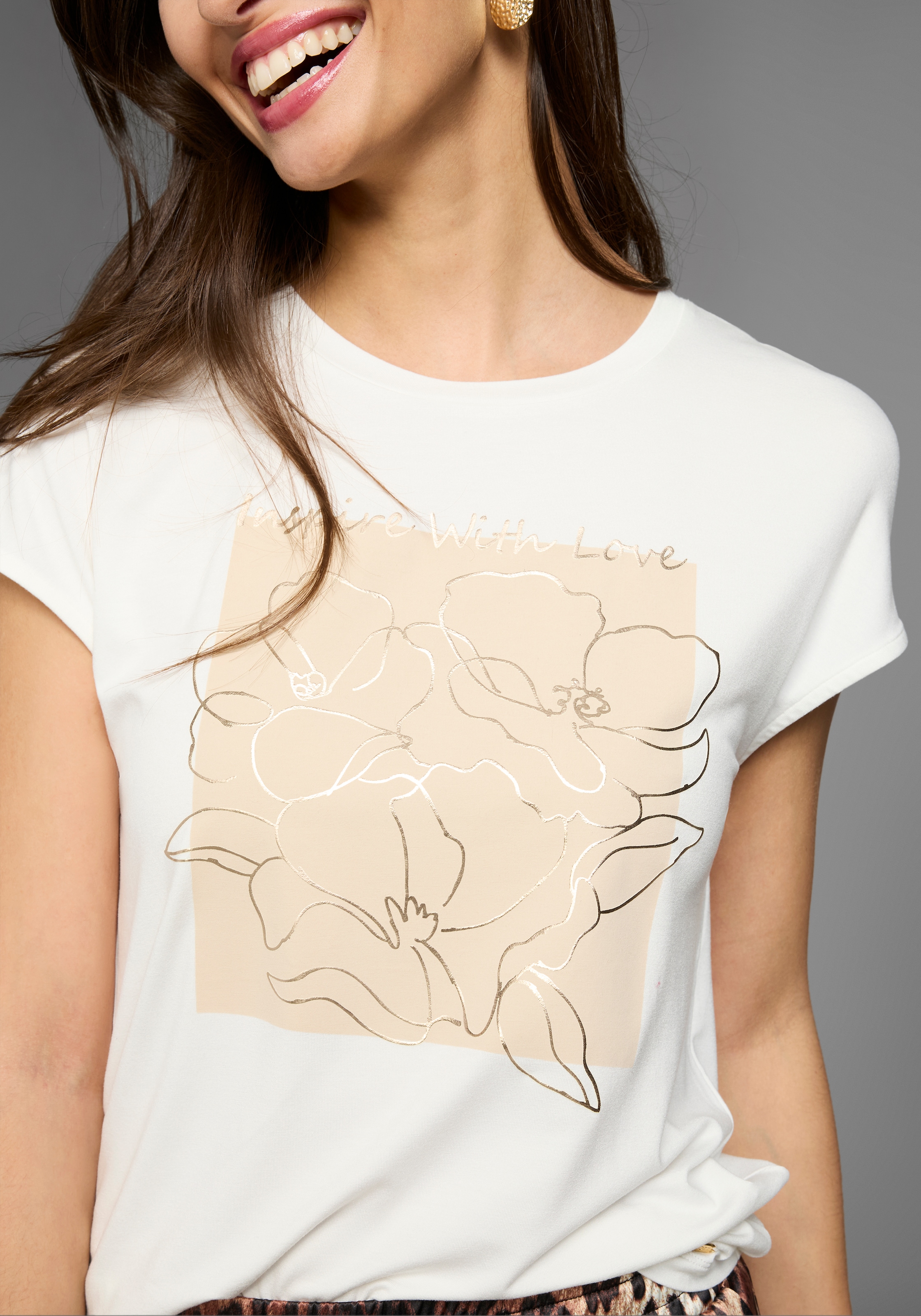Laura Scott T-Shirt, mit Frontprint
