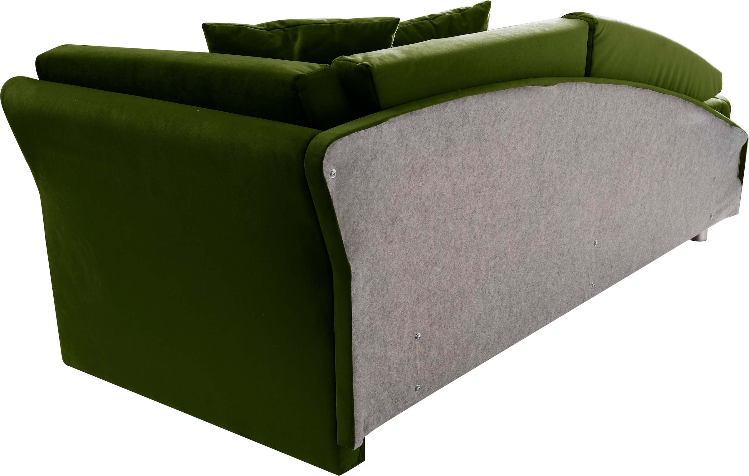 alina Schlafsofa, Bettkasten, Zierkissen-Set aus: 2 Stk. 40x40cm, 1 Stk. 30x30cm