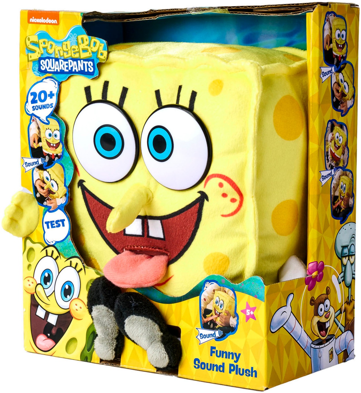SIMBA Plüschfigur »Spongebob, Funktionsplüsch, 30 cm«, mit Sound