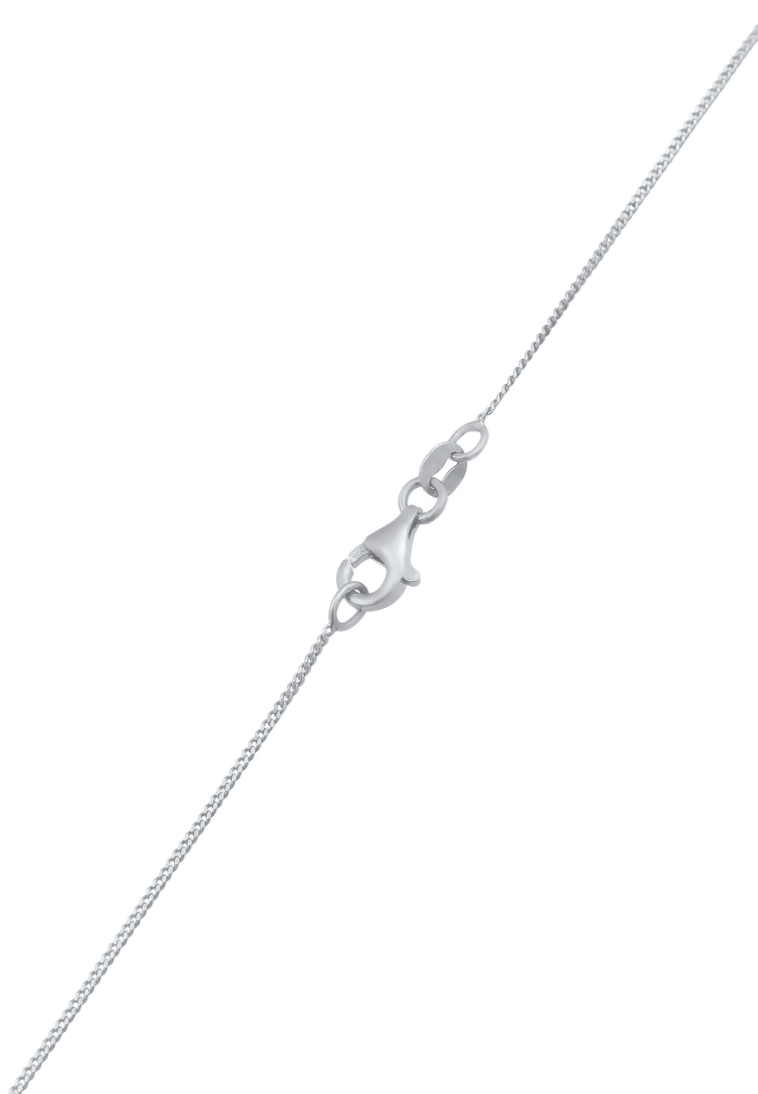 Elli Silberkette »Halskette Schleife Zirkonia Weiß 925 Sterling Silber«