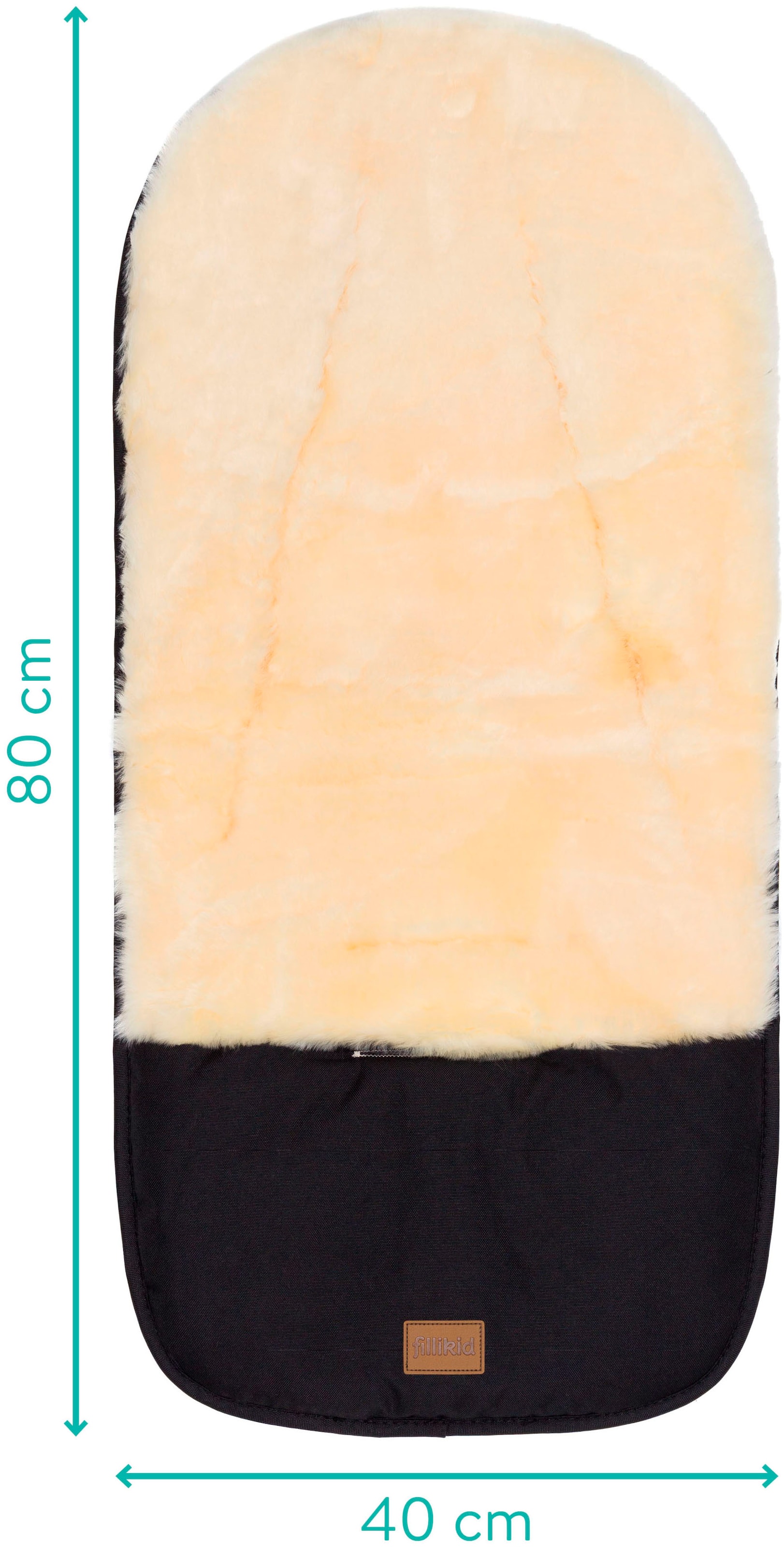 Fillikid Babylammfell »Lammfelleinlage Protect 80x40 cm«