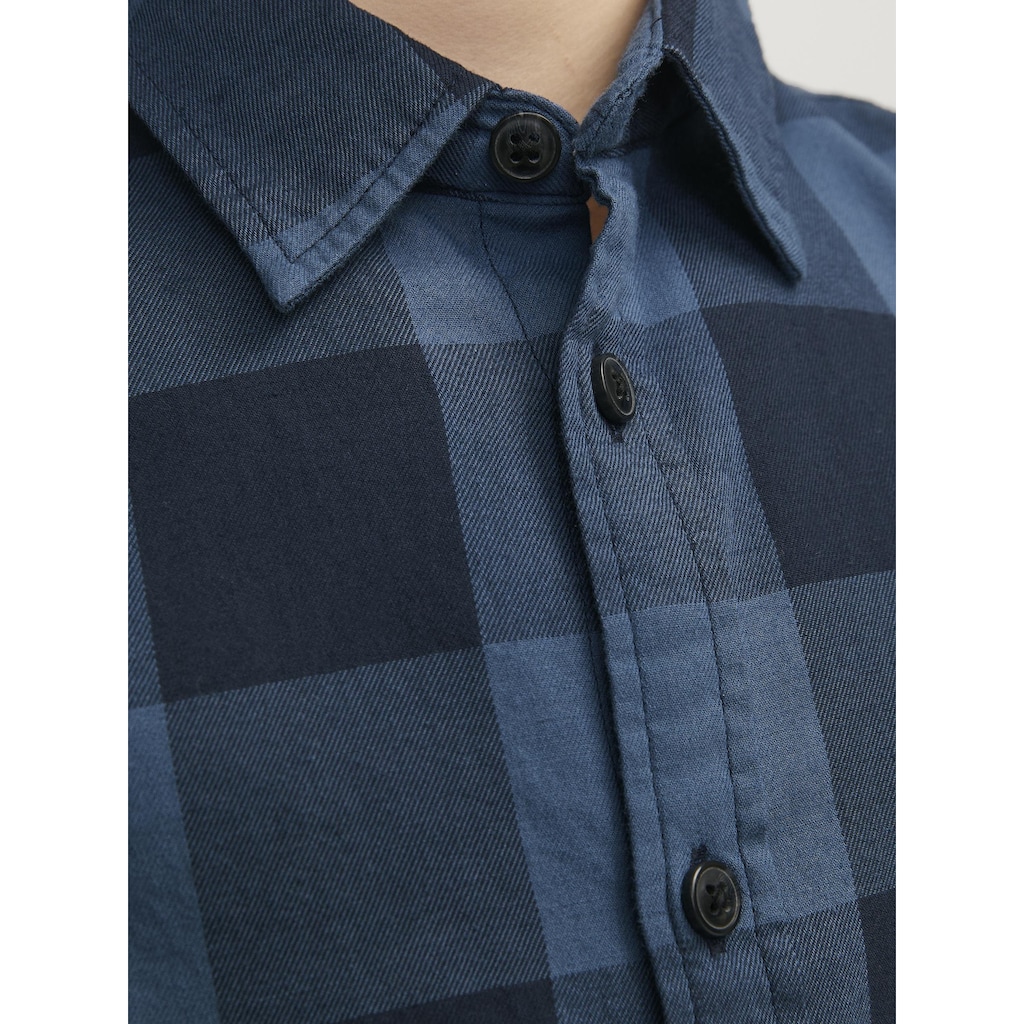 Jack & Jones Junior Karohemd »JJEGINGHAM TWILL SHIRT L/S NOOS JNR«