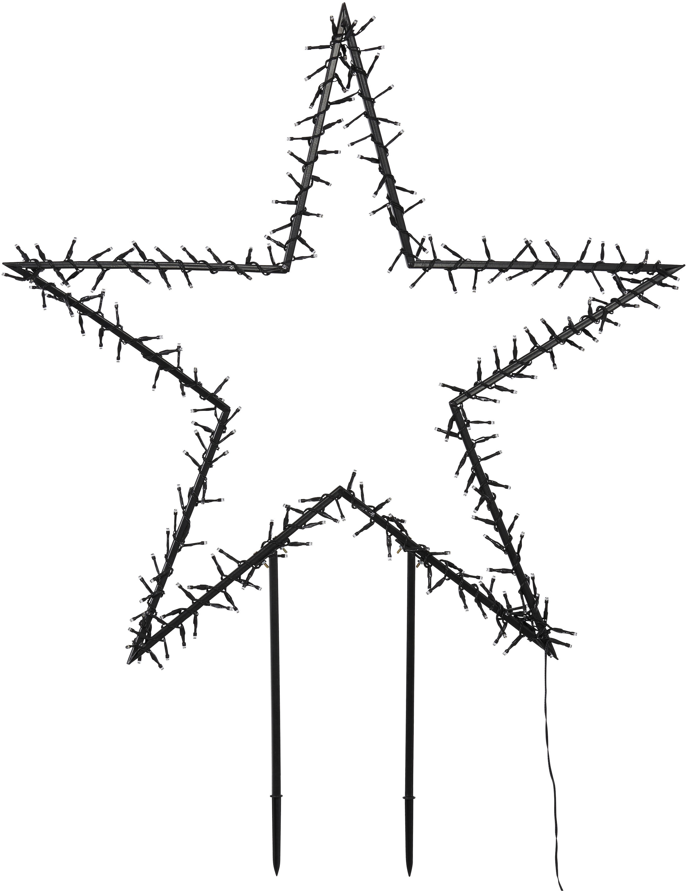 my home LED Stern »Caden, Weihnachtsstern, Weihnachtsdeko mit 150 LEDs« Warmweiß Gartenstecker mit LED-Beleuchtung, Ø 60 cm