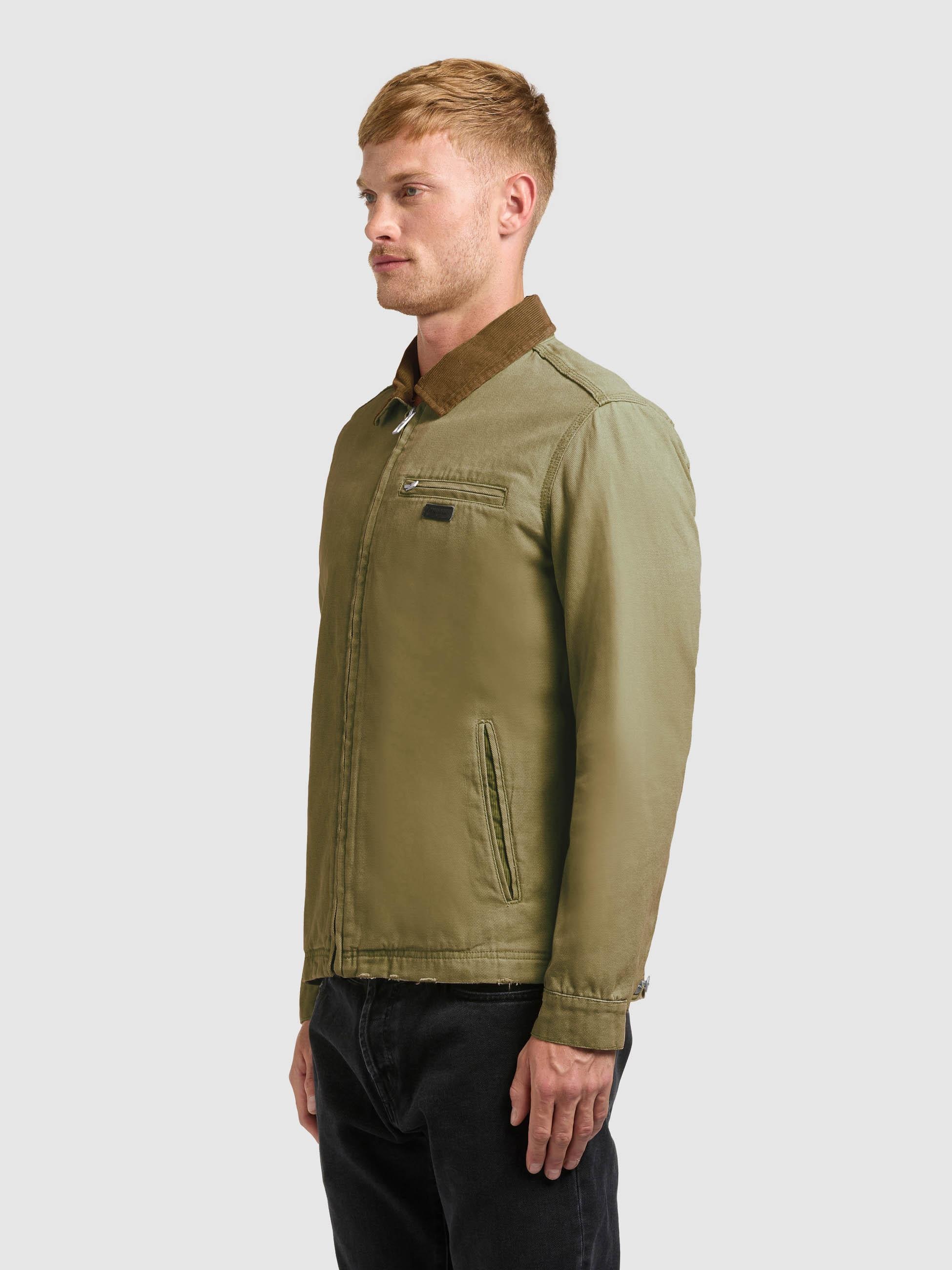 khujo Hemdjacke »Blousonjacke Deddy« ohne Kapuze Modische Herren Jacke mit Kordkragen