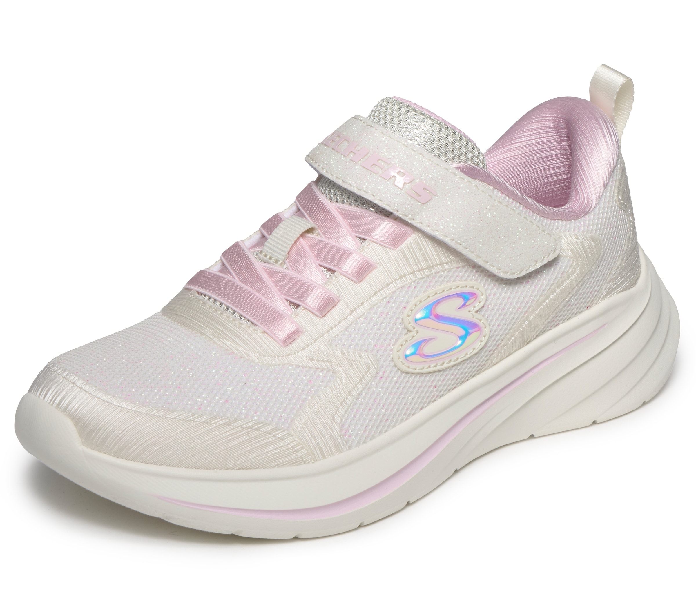 Skechers Sneaker »WAVE 92«  Schlupfschuh mit Glitzer für Mädchen, Größenschablone zum Download