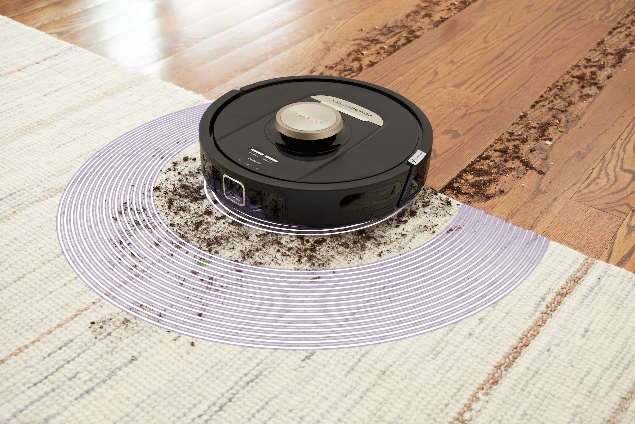Shark Nass-Trocken-Saugroboter »RV2620WAEU«, PowerDetect selbstentleerender Saugroboter