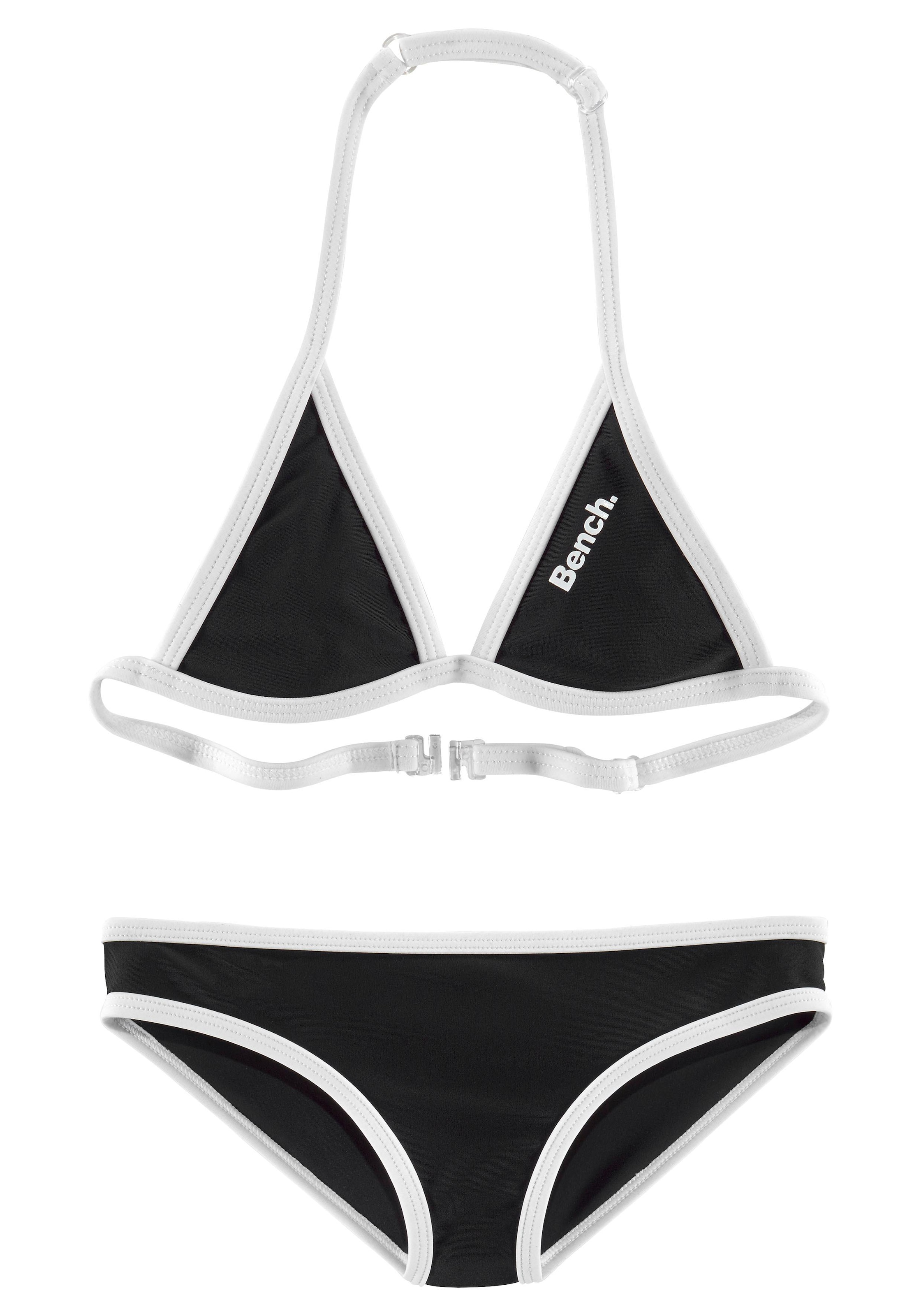 Bench. Triangel-Bikini, mit Logoprint an Hose bei Top und kaufen OTTO