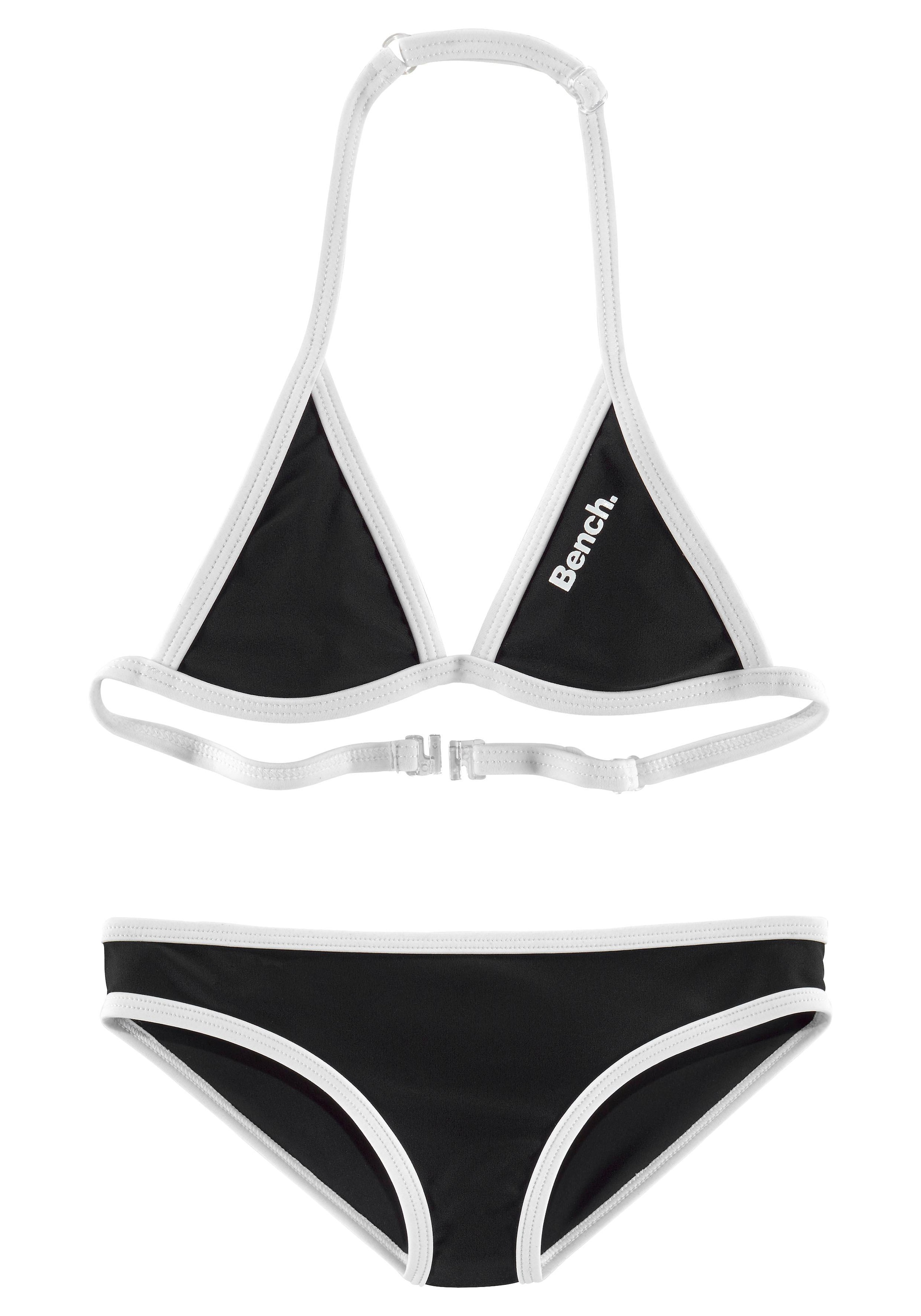 Triangel-Bikini, bei mit an und Logoprint OTTO Top kaufen Hose Bench.