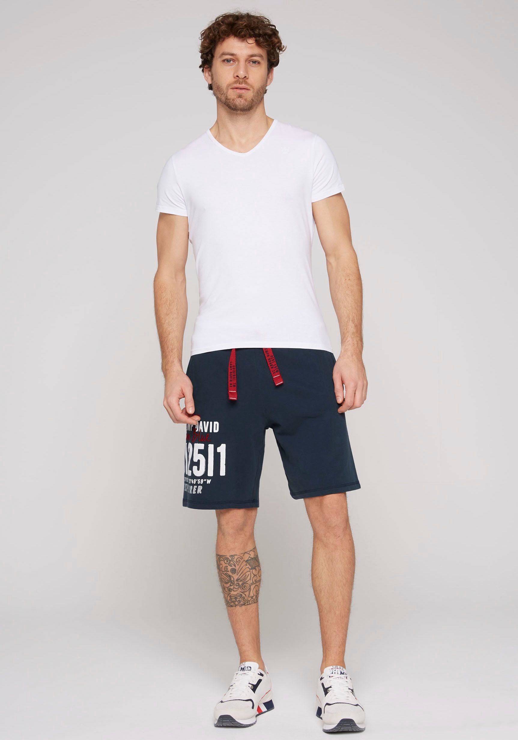 CAMP DAVID Sweatbermudas