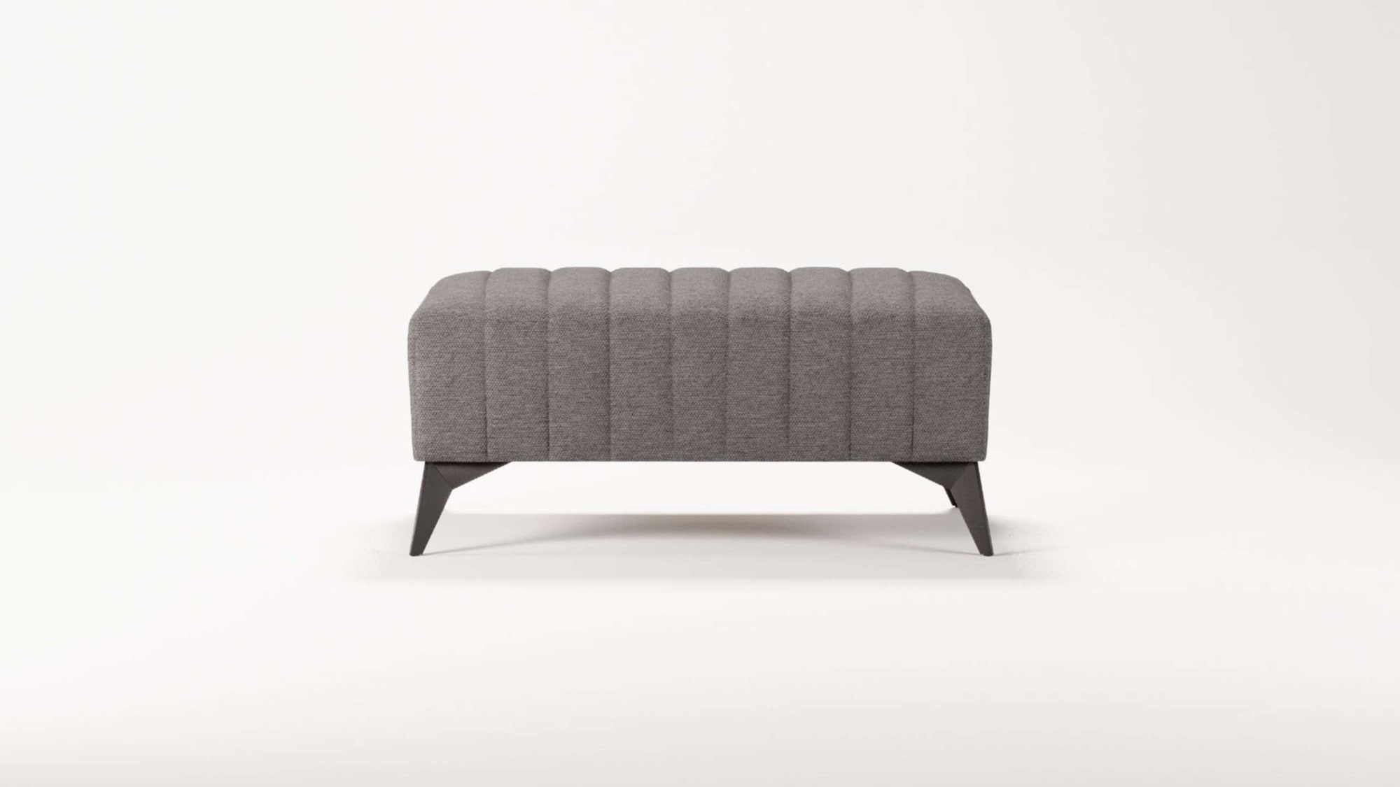 Places of Style Polsterhocker »MATTHEW Sitzhocker, Maße B/T/H: B/T/H: 90/60/43 cm«, Steppung