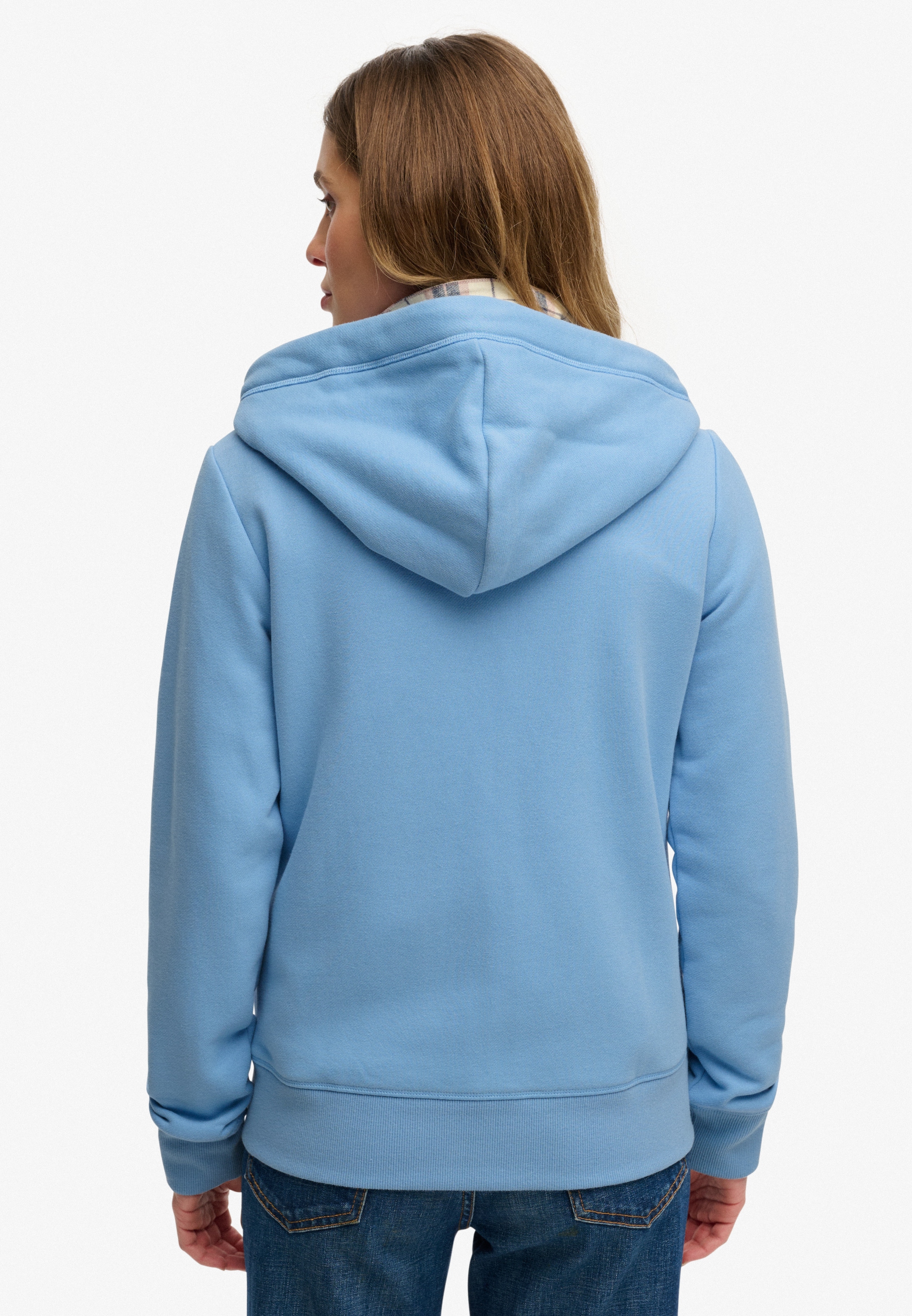 Superdry Kapuzensweatjacke »Essential Logo Ziphood Hb« Mit Logostickerei