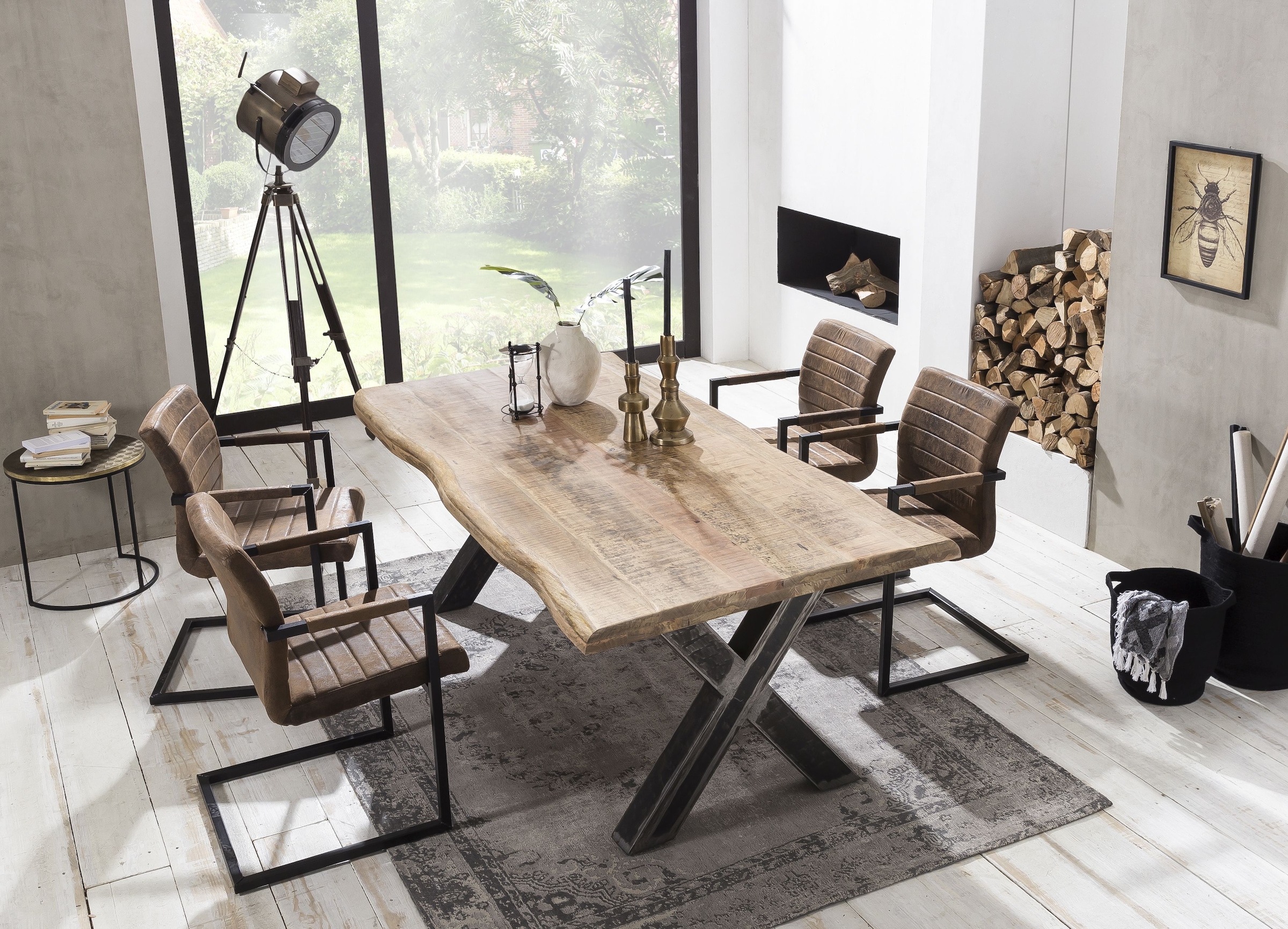 SIT Tischbein, (1 St.), im Used-Look