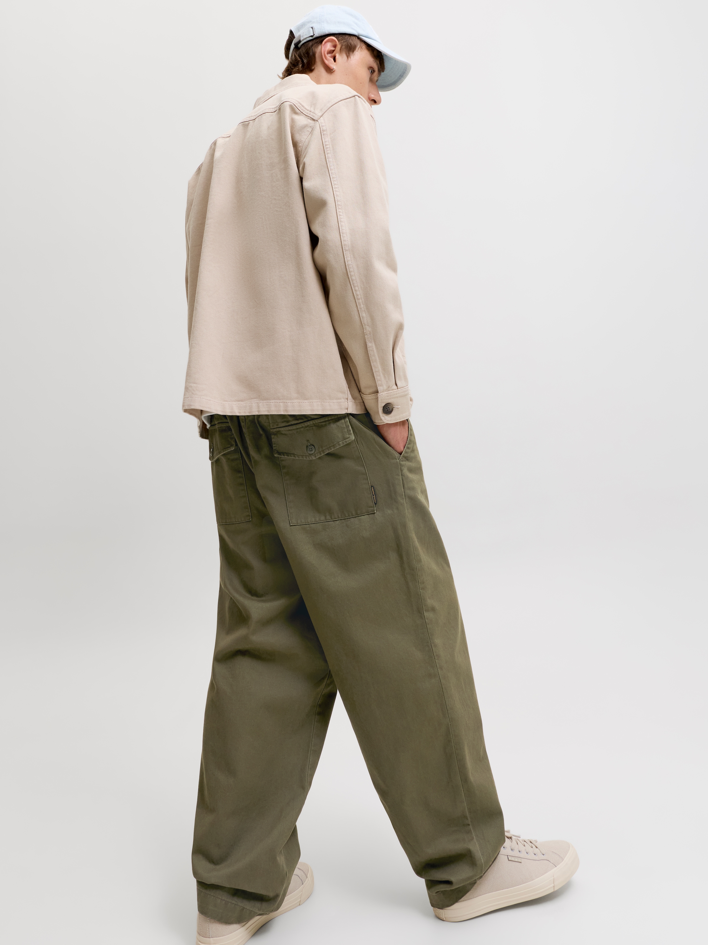 Jack & Jones Stoffhose »JPSTEVAN ELVARO JOGGER SN«  Baumwolle, Barrel Fit