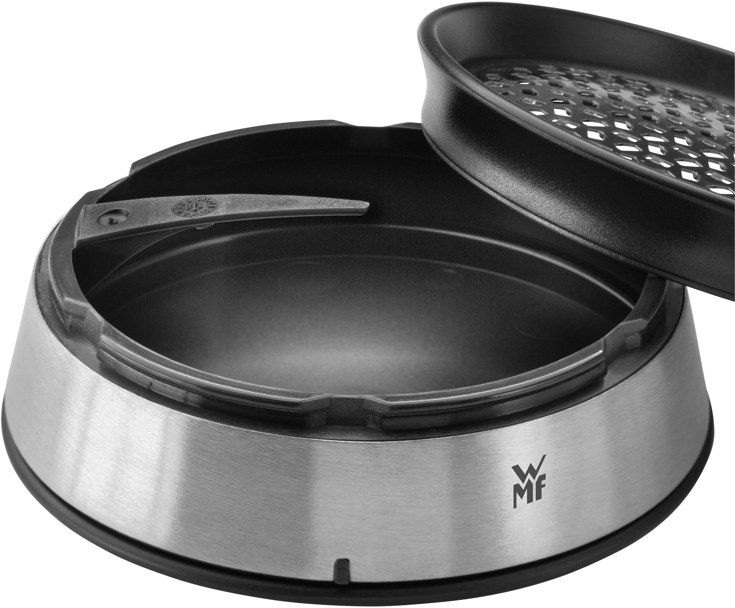 WMF Ingwerreibe »Balance, 3-teilig« Cromargan Edelstahl rostfrei, Drehaufsatz, Auffangbehälter