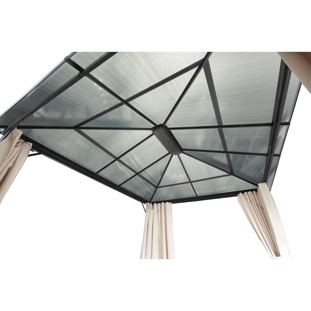 KONIFERA Pavillon »Aruba«, (Set), BxT: 300x400 cm, Aluminiumgestell