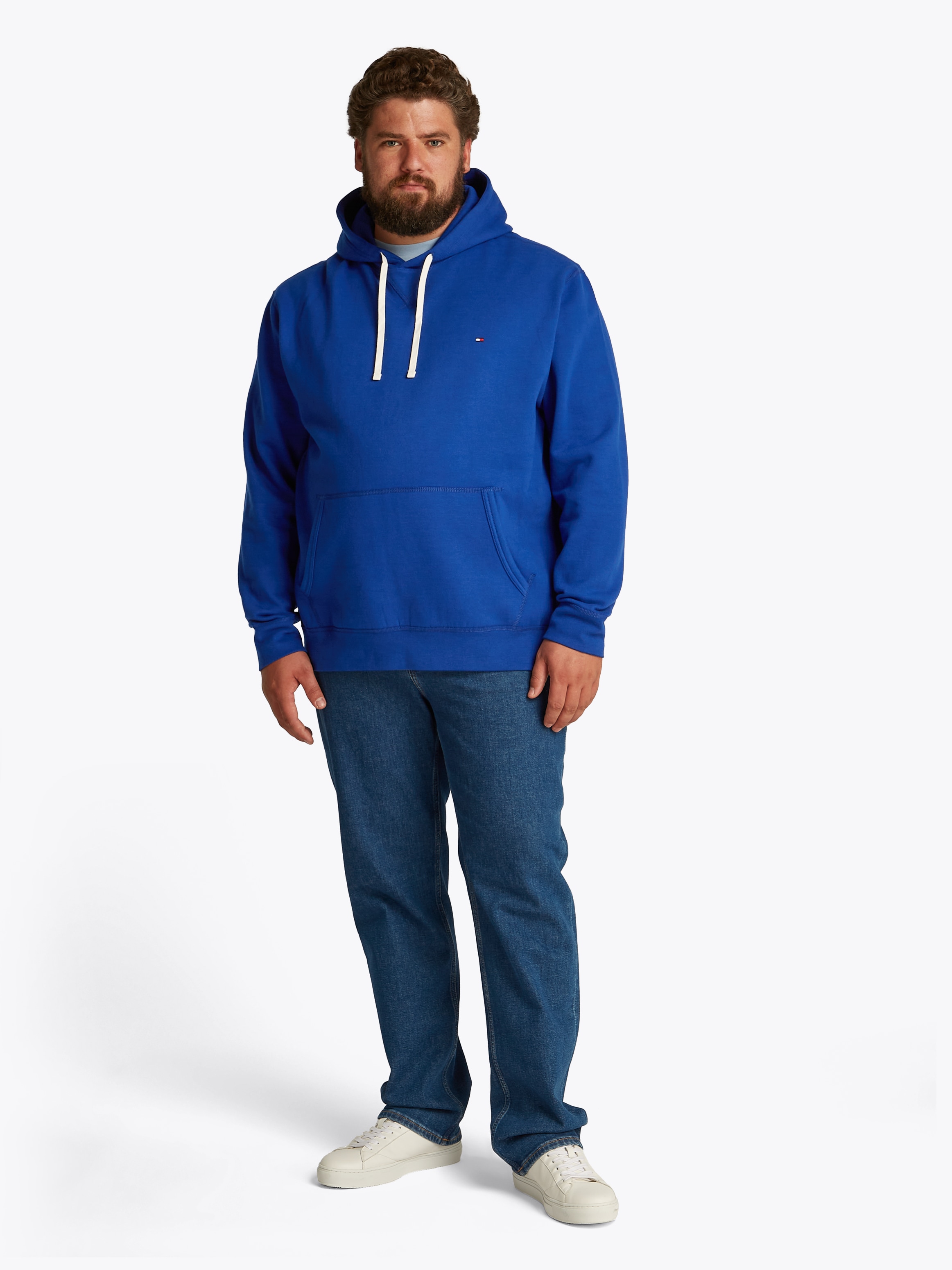 Tommy Hilfiger Big & Tall Sweatshirt »BT-ESSENTIAL FLEECE HOODY-B«, in Großen Größen, Logostickerei