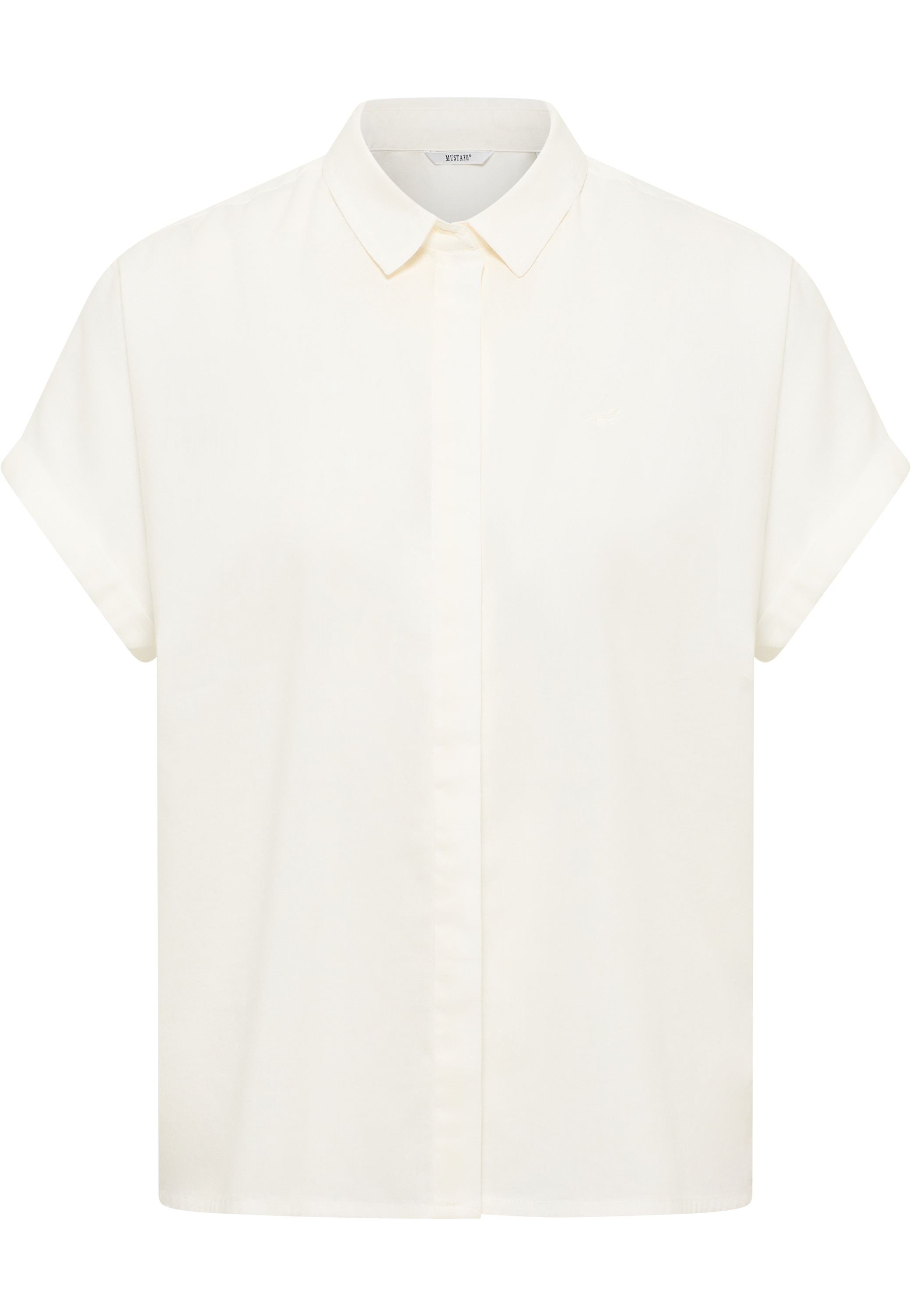 MUSTANG Kurzarmbluse »Damen Style Elsa Basic Blouse«