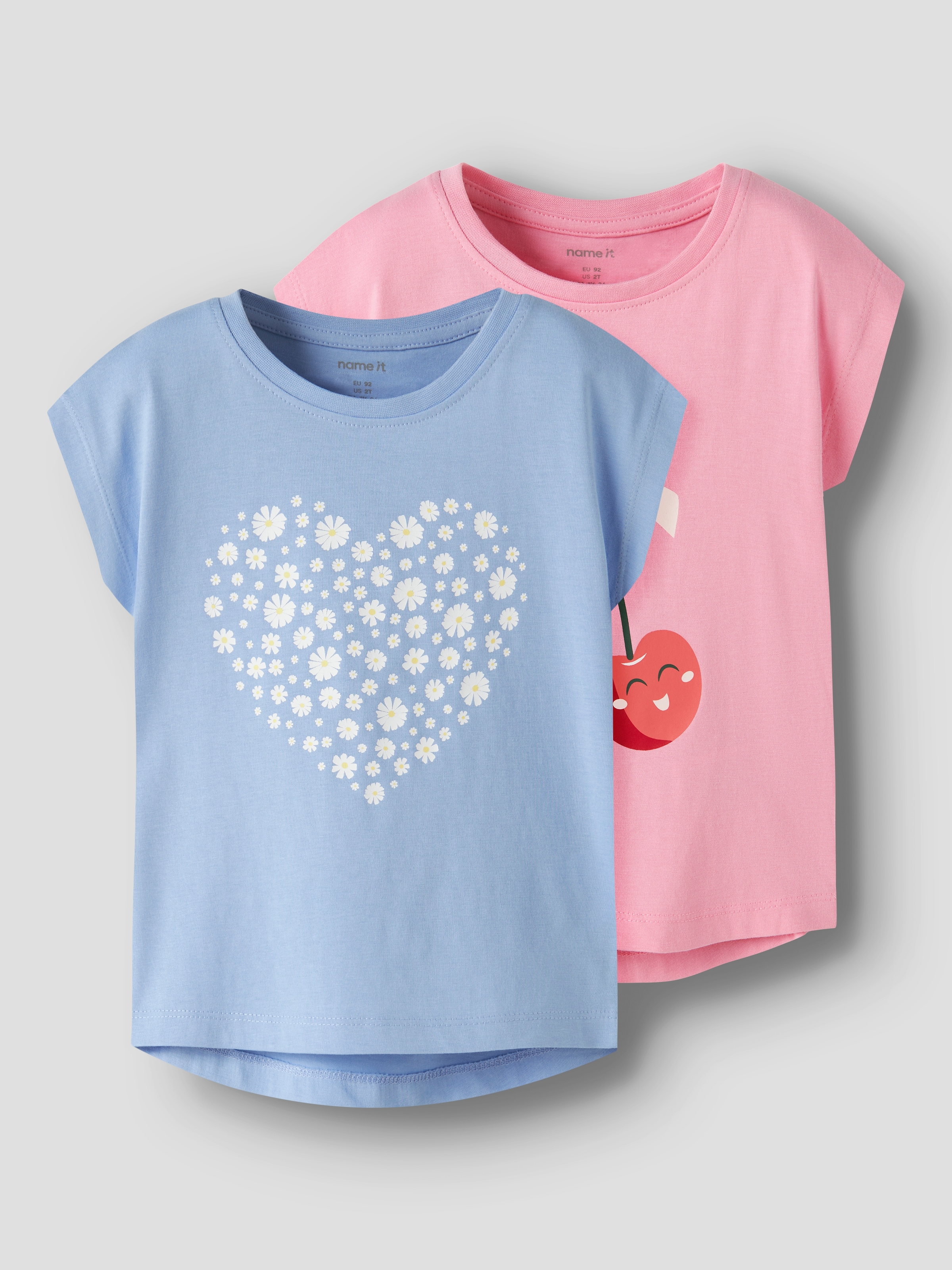 Name It T-Shirt »NMFVIGEA 2P CAPSL TOP« Packung, 2 Baumwolle, regular fit